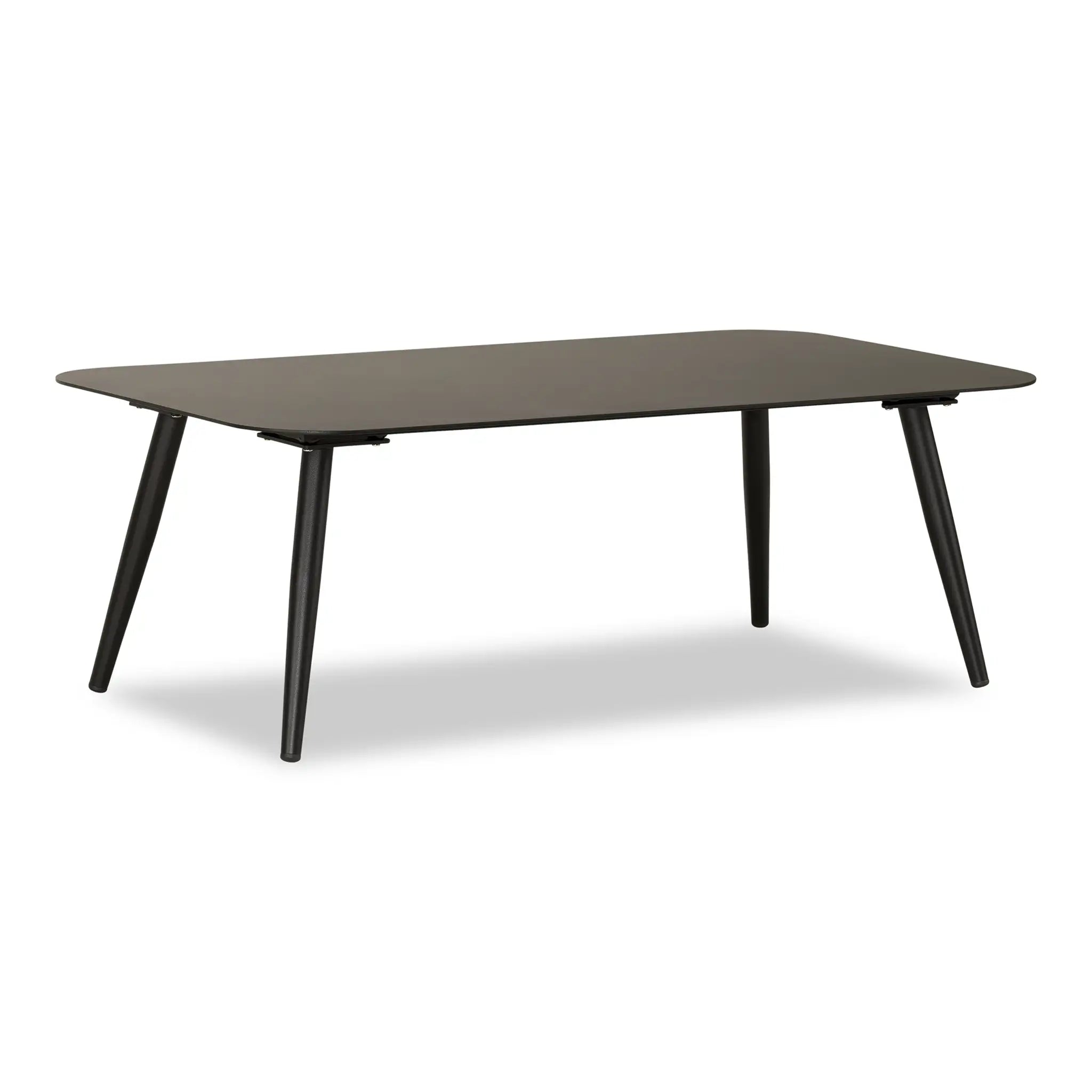 Harmonia Living Olio Aluminum Rectangular Coffee Table - Black 2