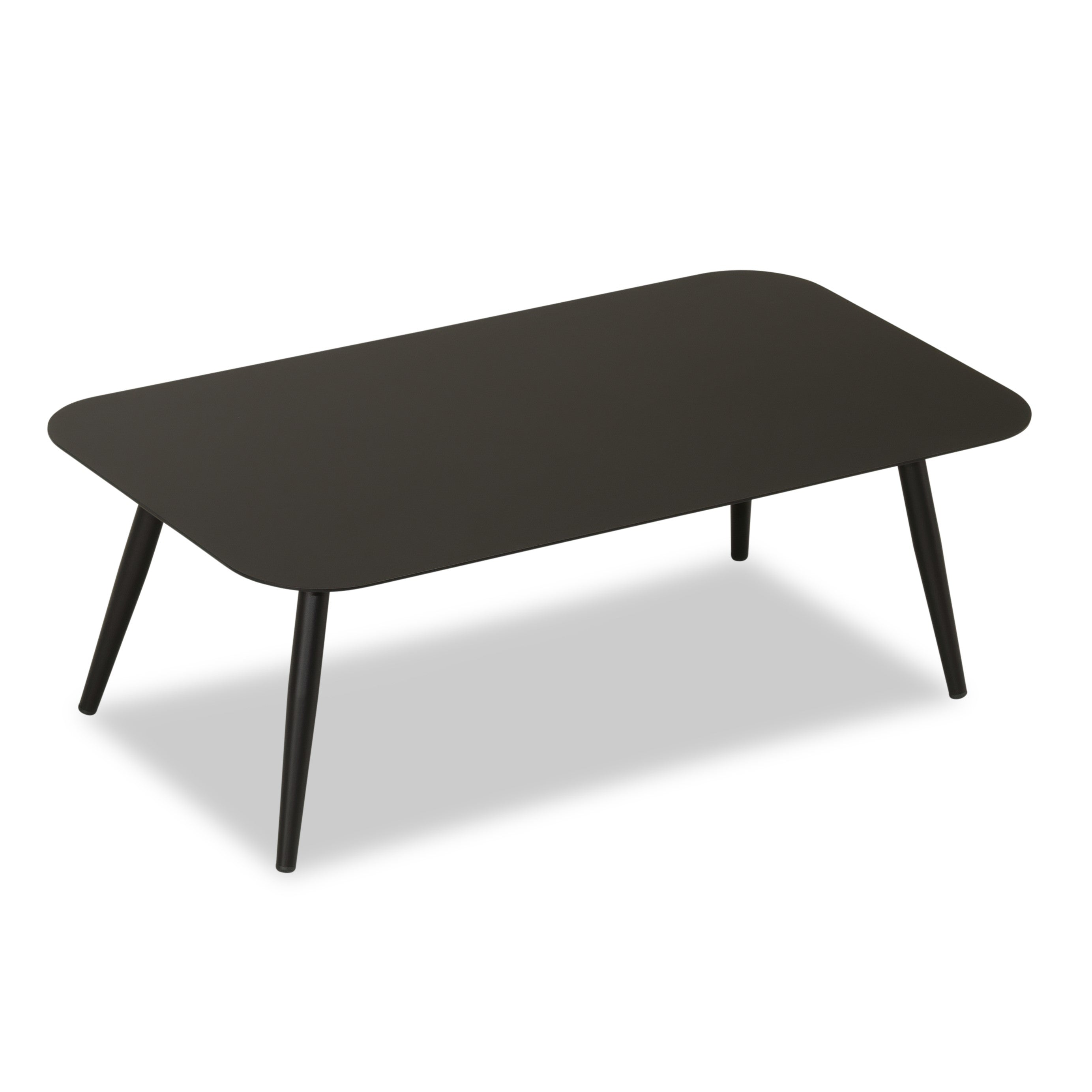 Olio Rectangular Coffee Table#Finish_Black