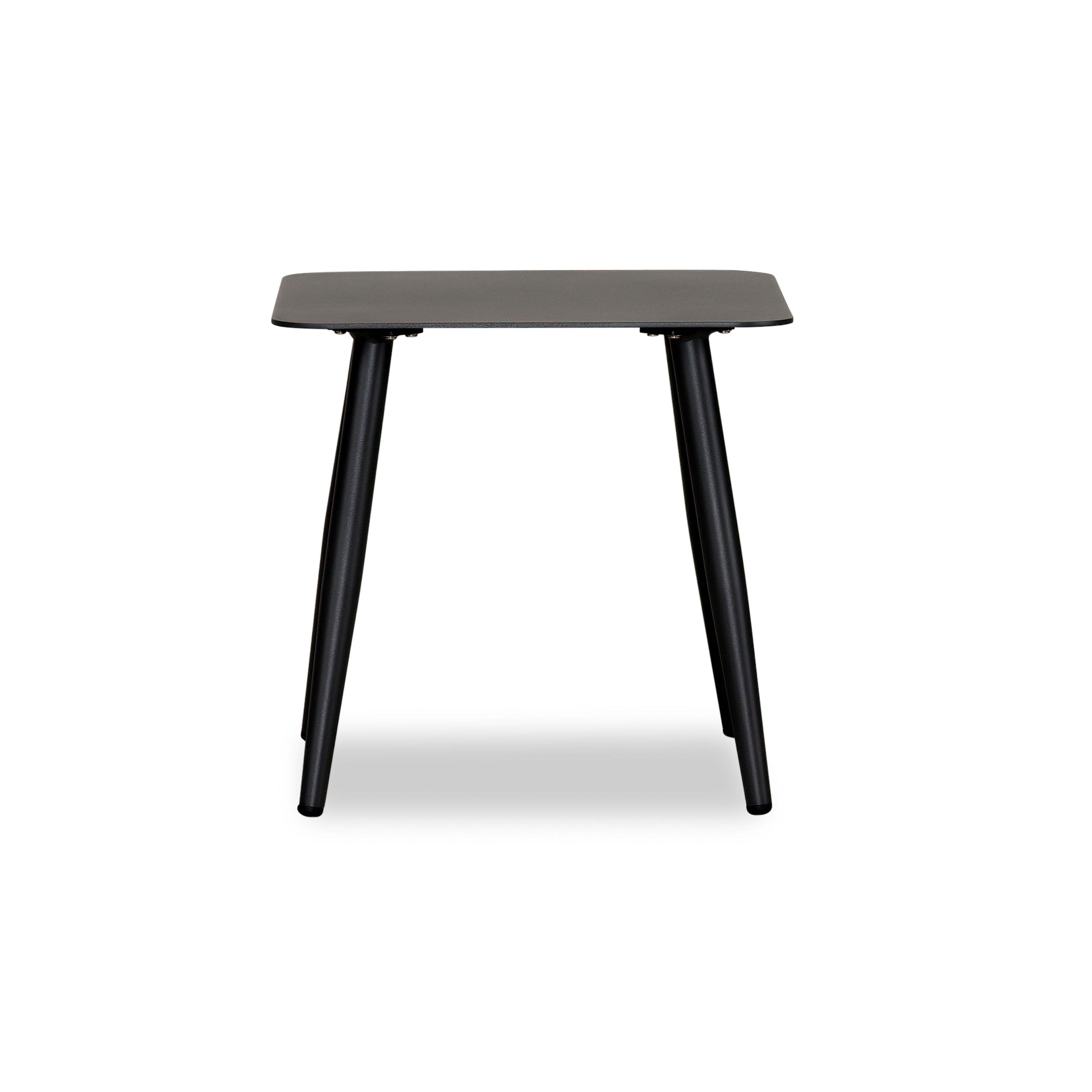 Olio Square End Table#Finish_Black
