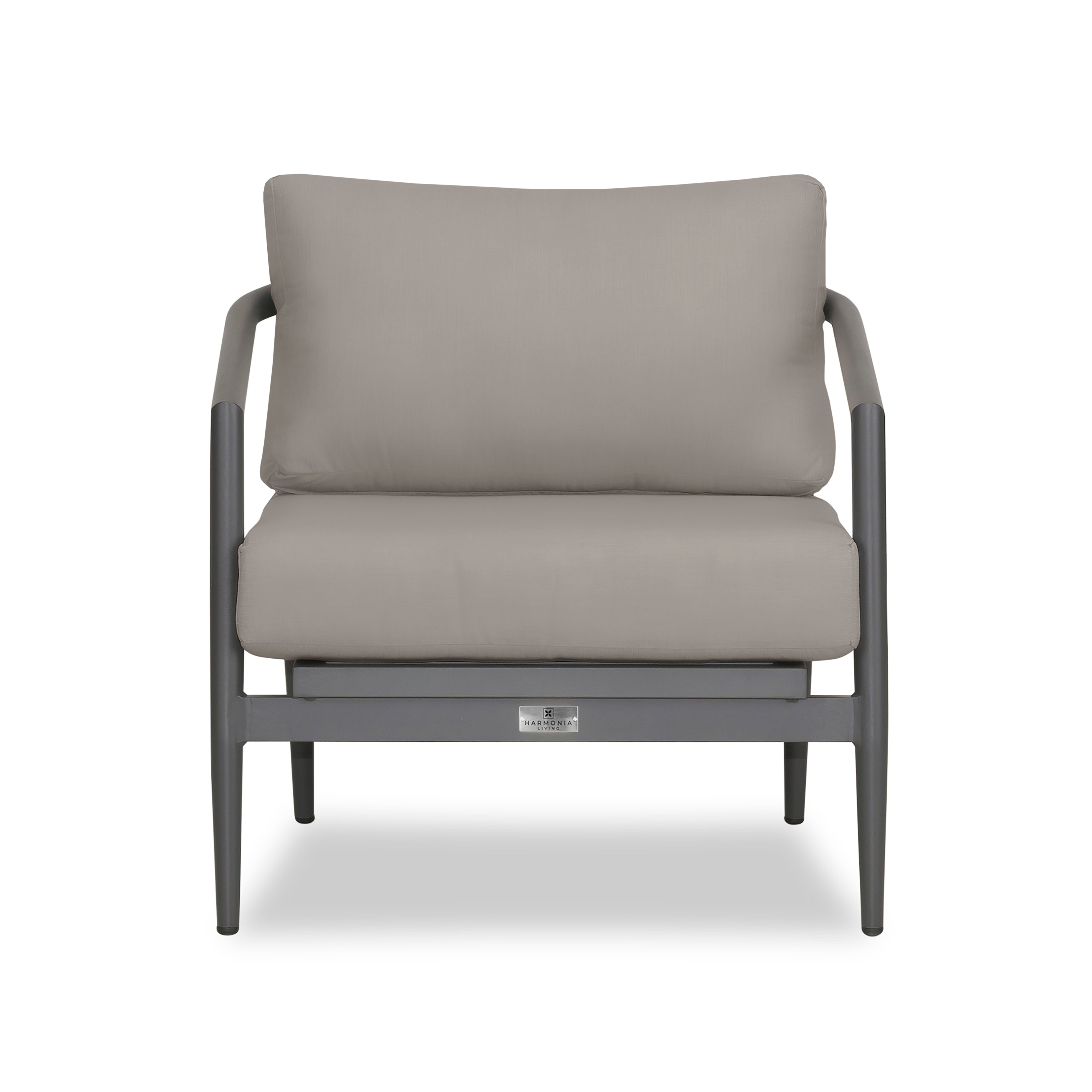 Olio Club Chair#Finish_Slate#Fabric_Canvas Charcoal