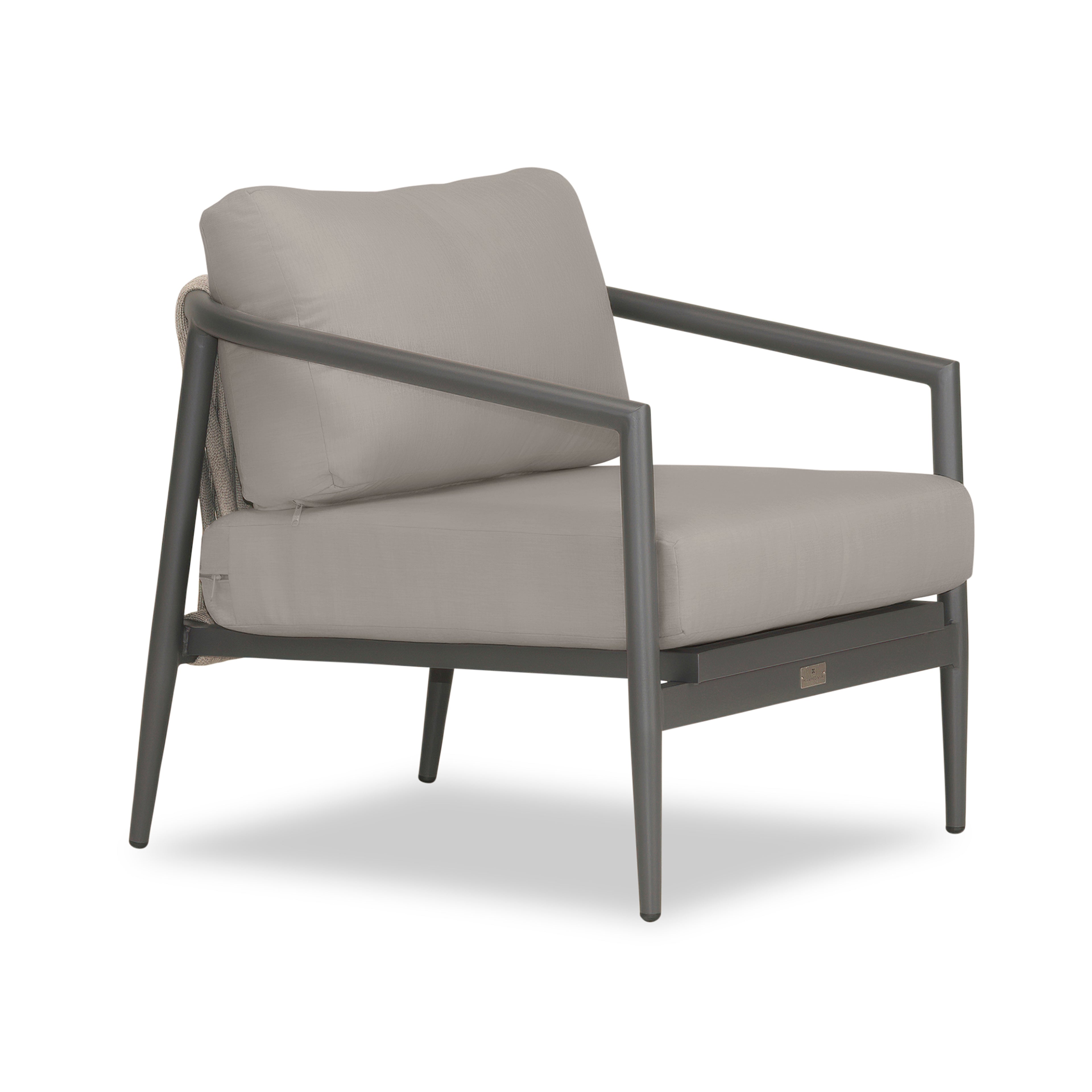 Olio Club Chair#Finish_Slate#Fabric_Canvas Charcoal