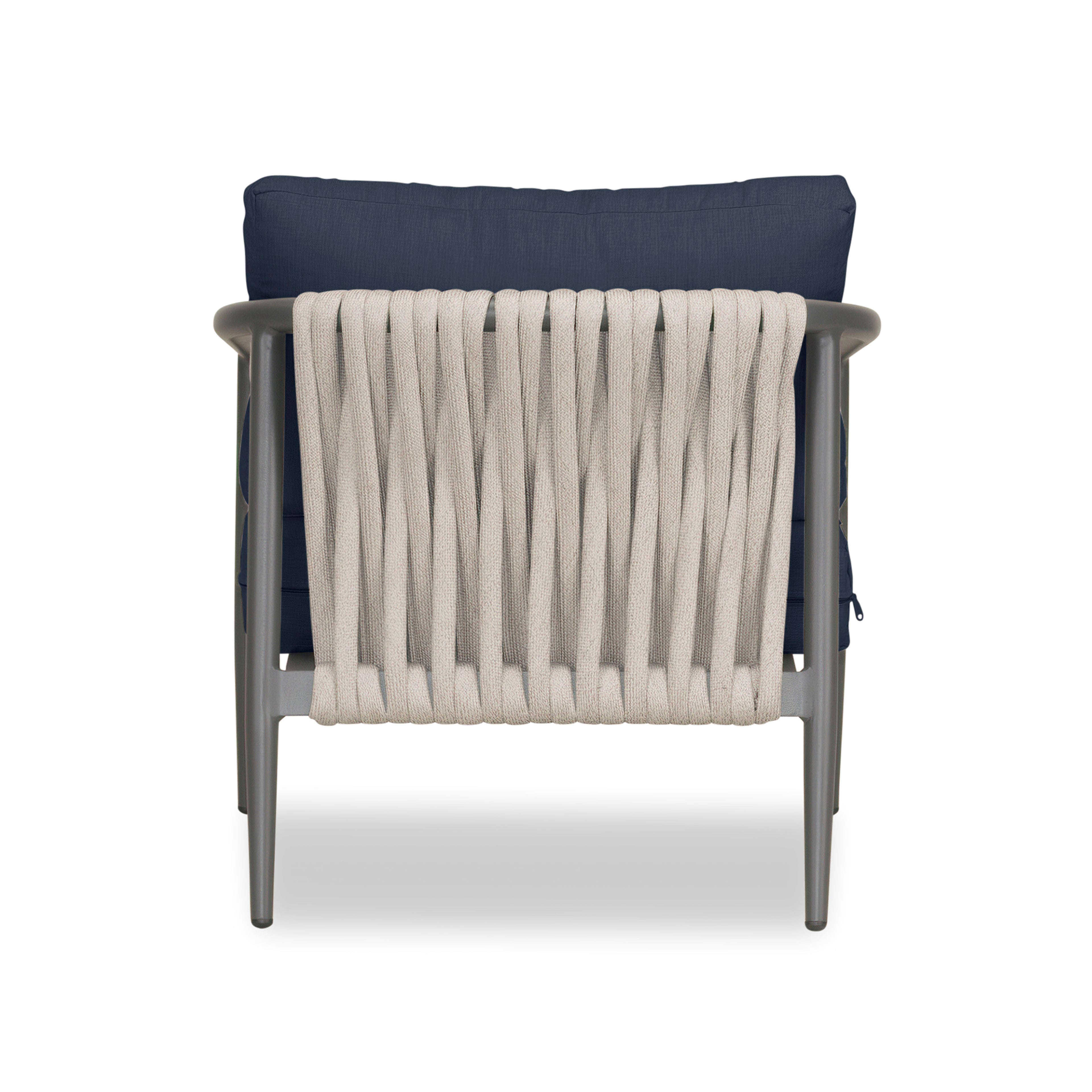 Olio Club Chair#Finish_Slate#Fabric_Spectrum Indigo
