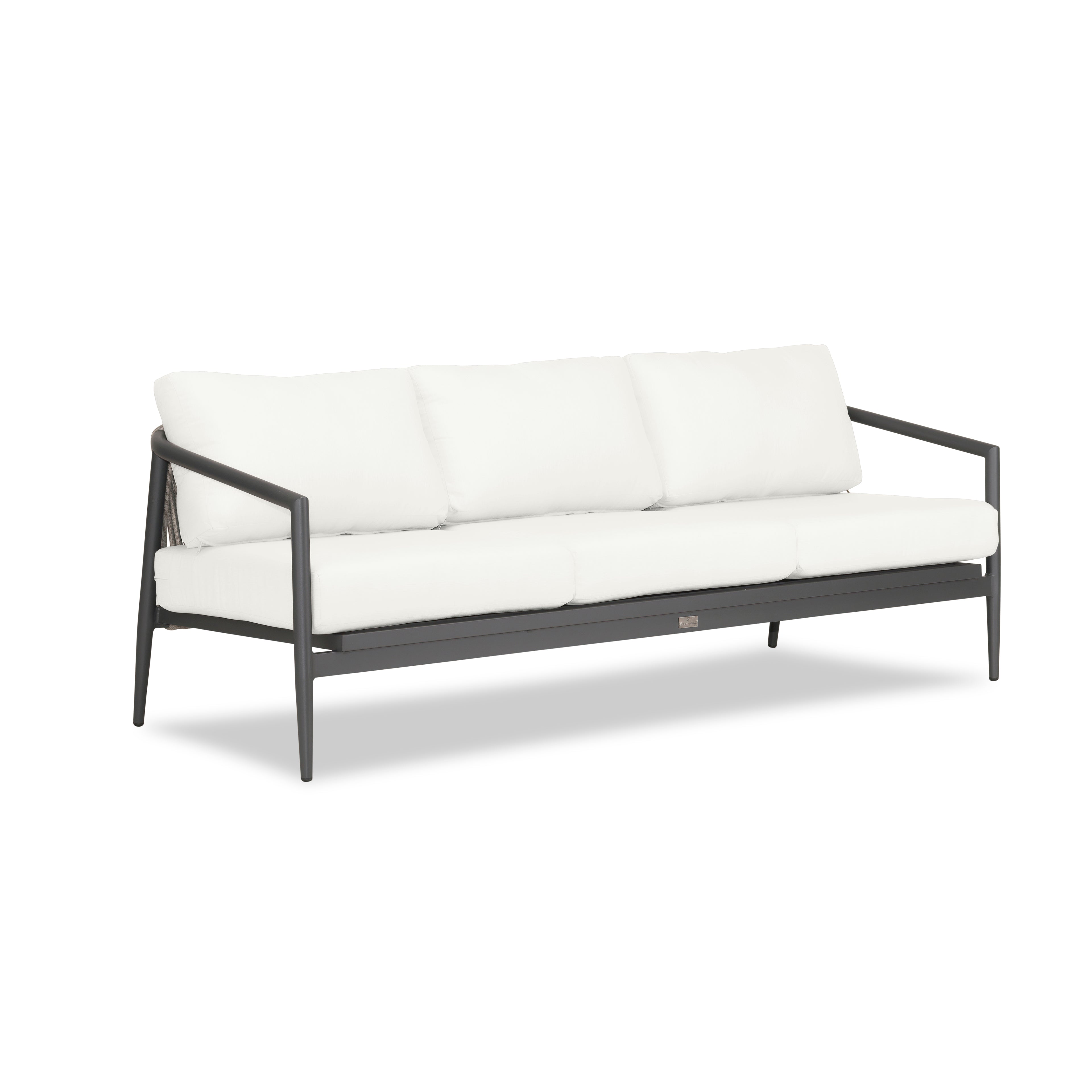 Olio Sofa#Finish_Slate#Fabric_Canvas Natural