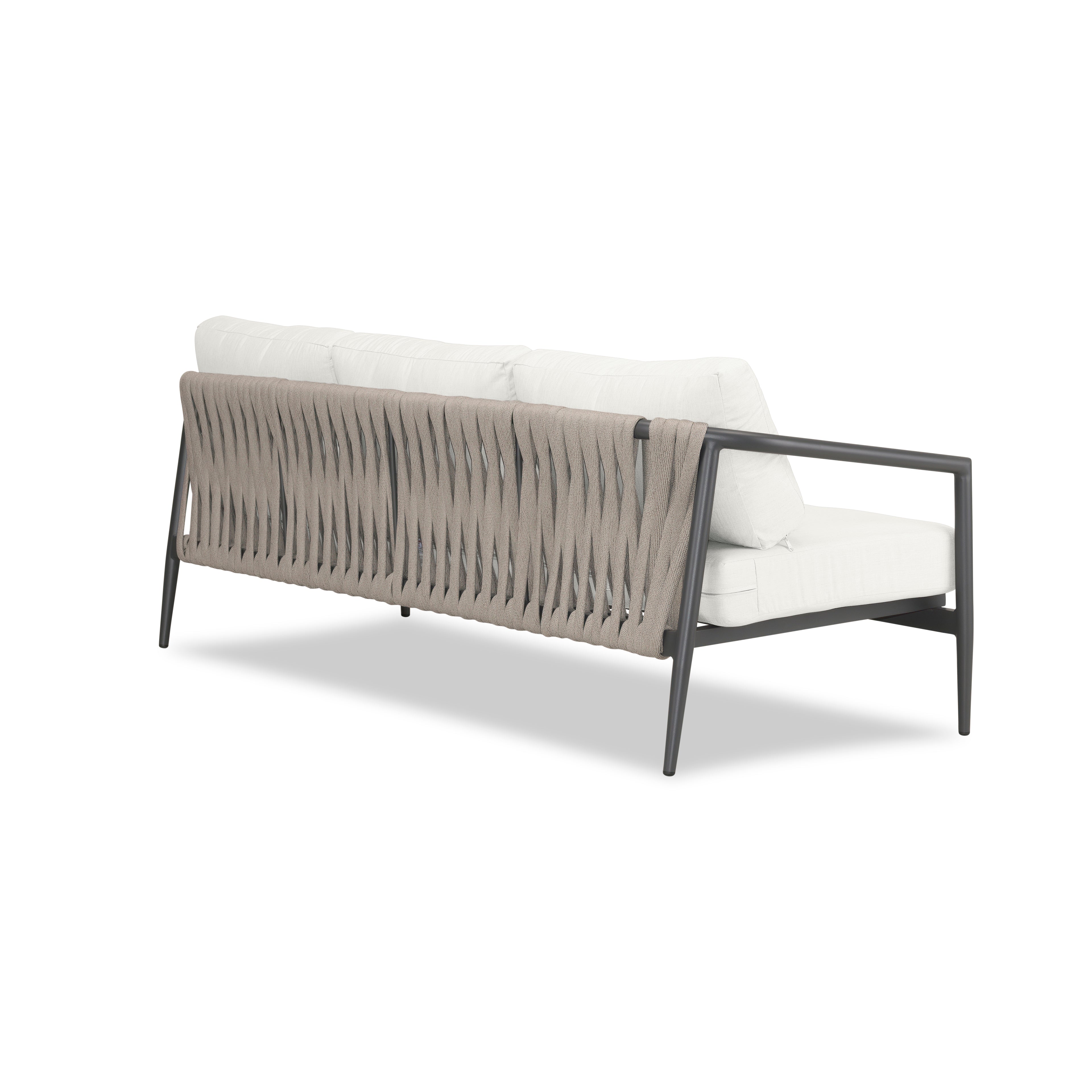 Olio Sofa#Finish_Slate#Fabric_Canvas Natural