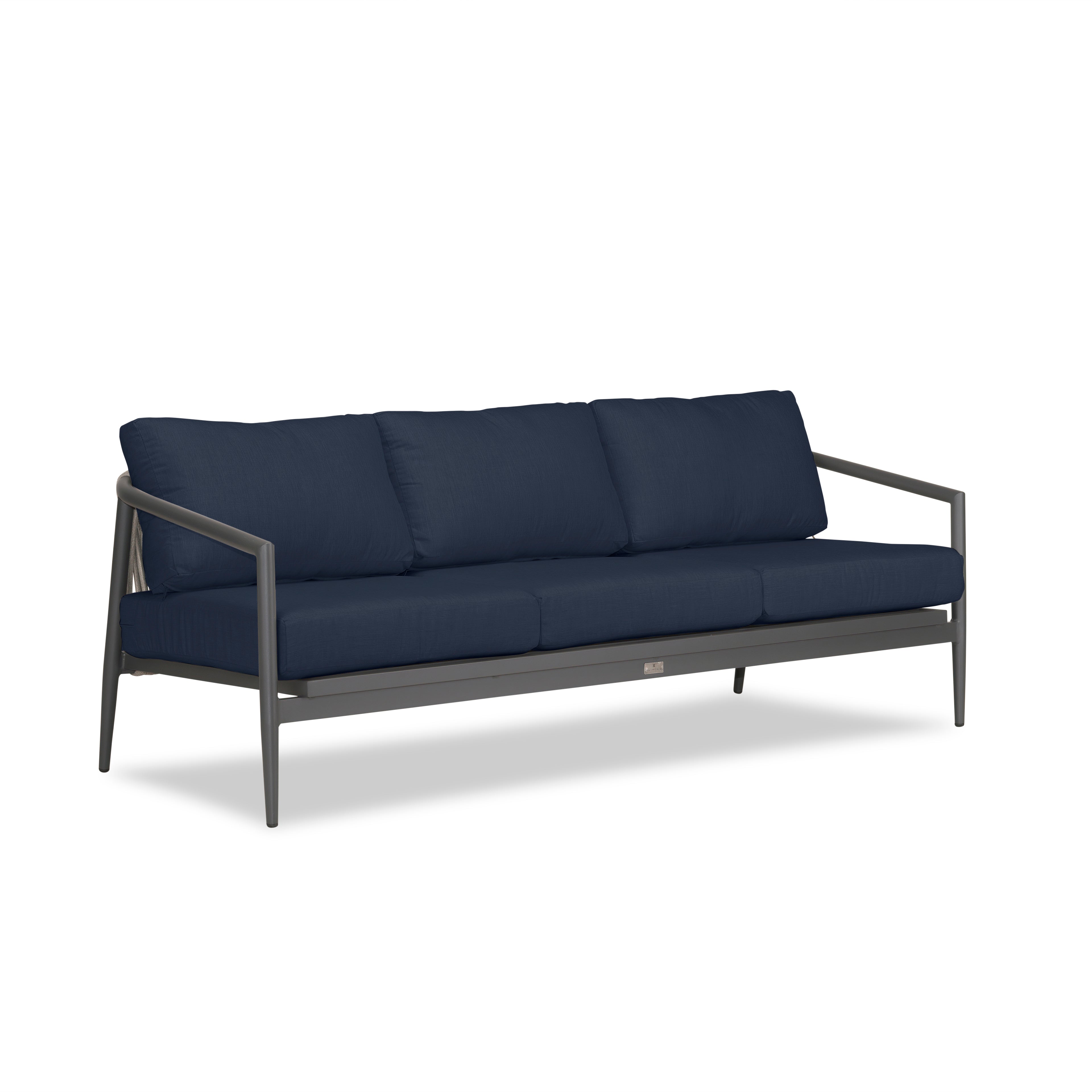 Olio Sofa#Finish_Slate#Fabric_Spectrum Indigo