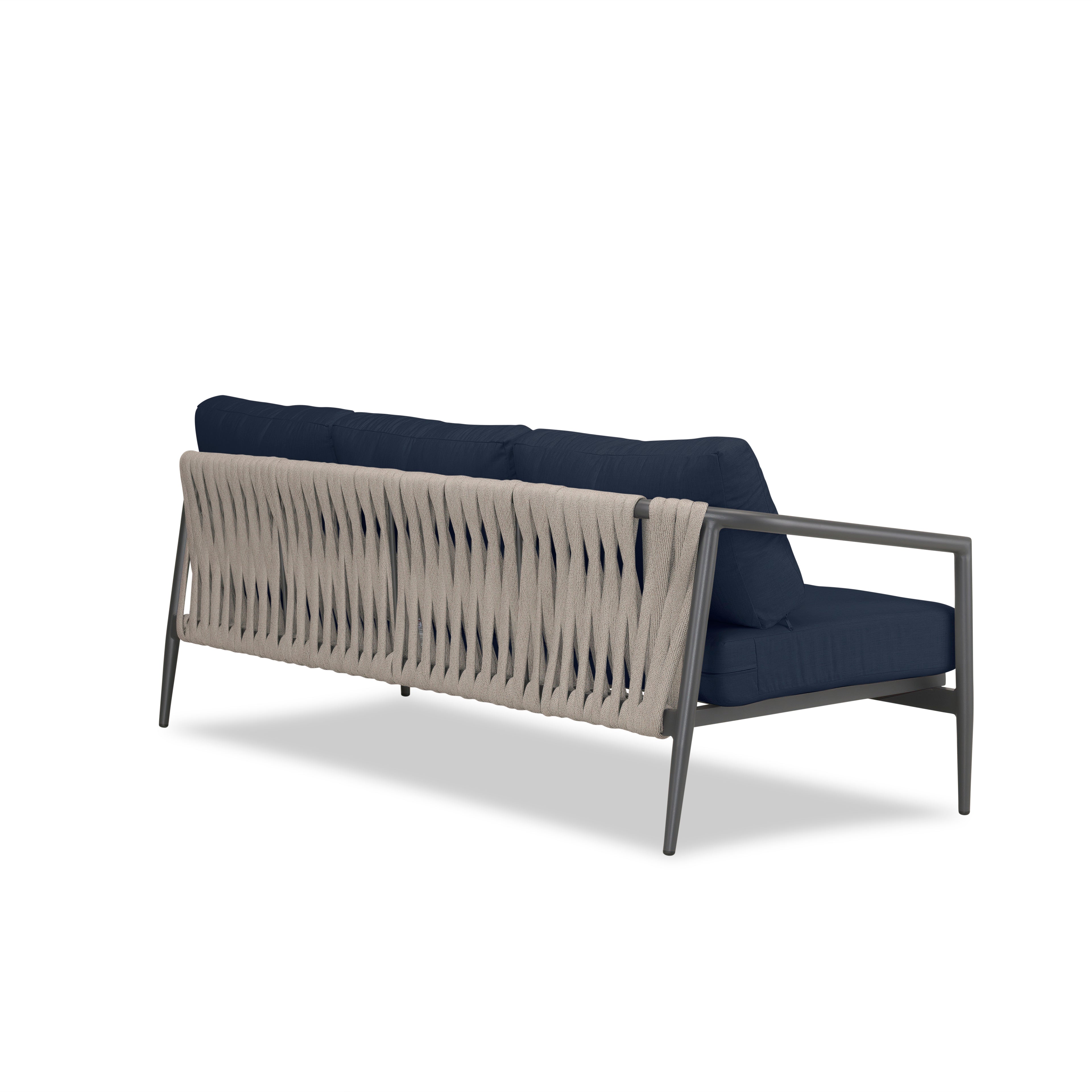 Olio Sofa#Finish_Slate#Fabric_Spectrum Indigo