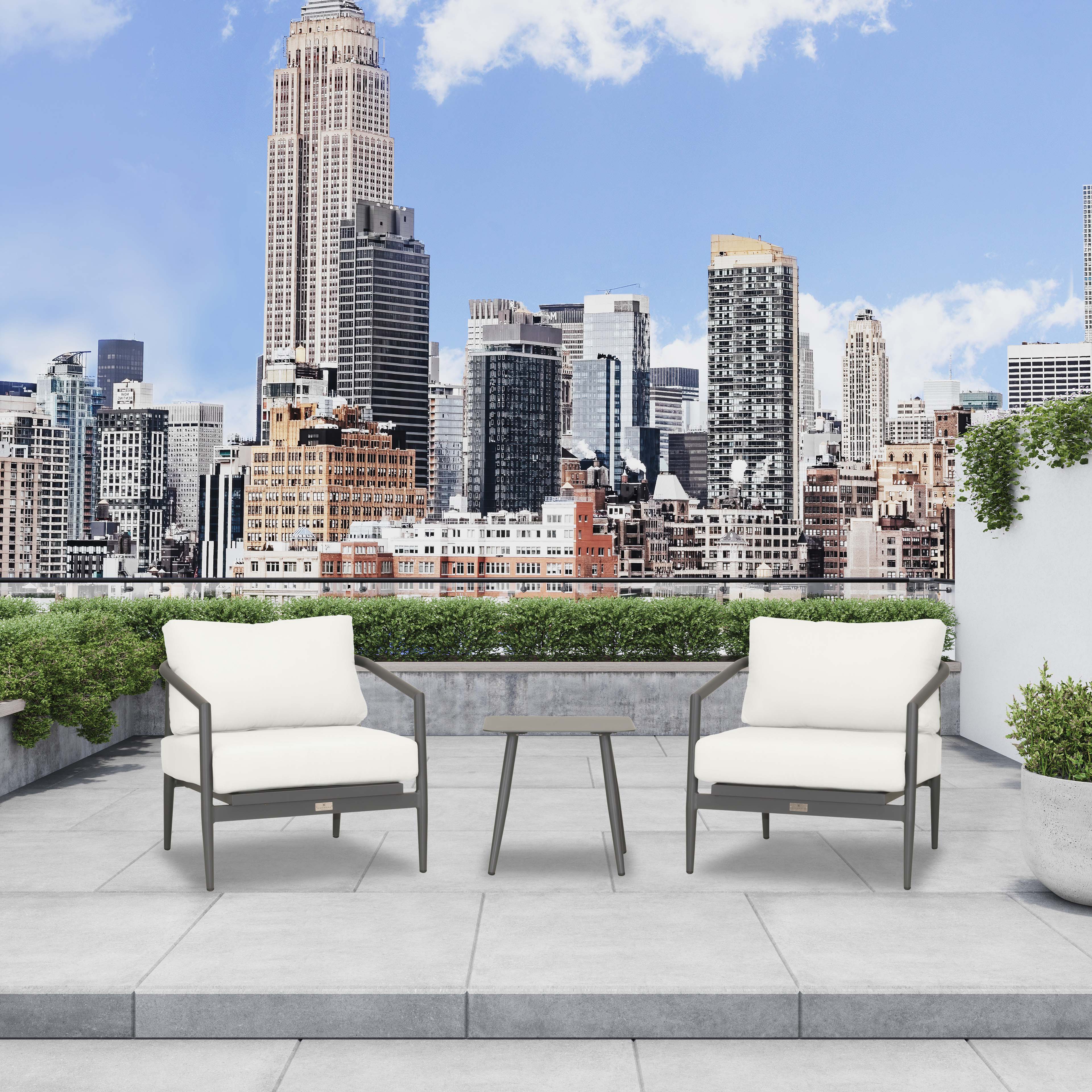 Olio 3 Piece Club Chair Set#Finish_Slate#Fabric_Canvas Natural