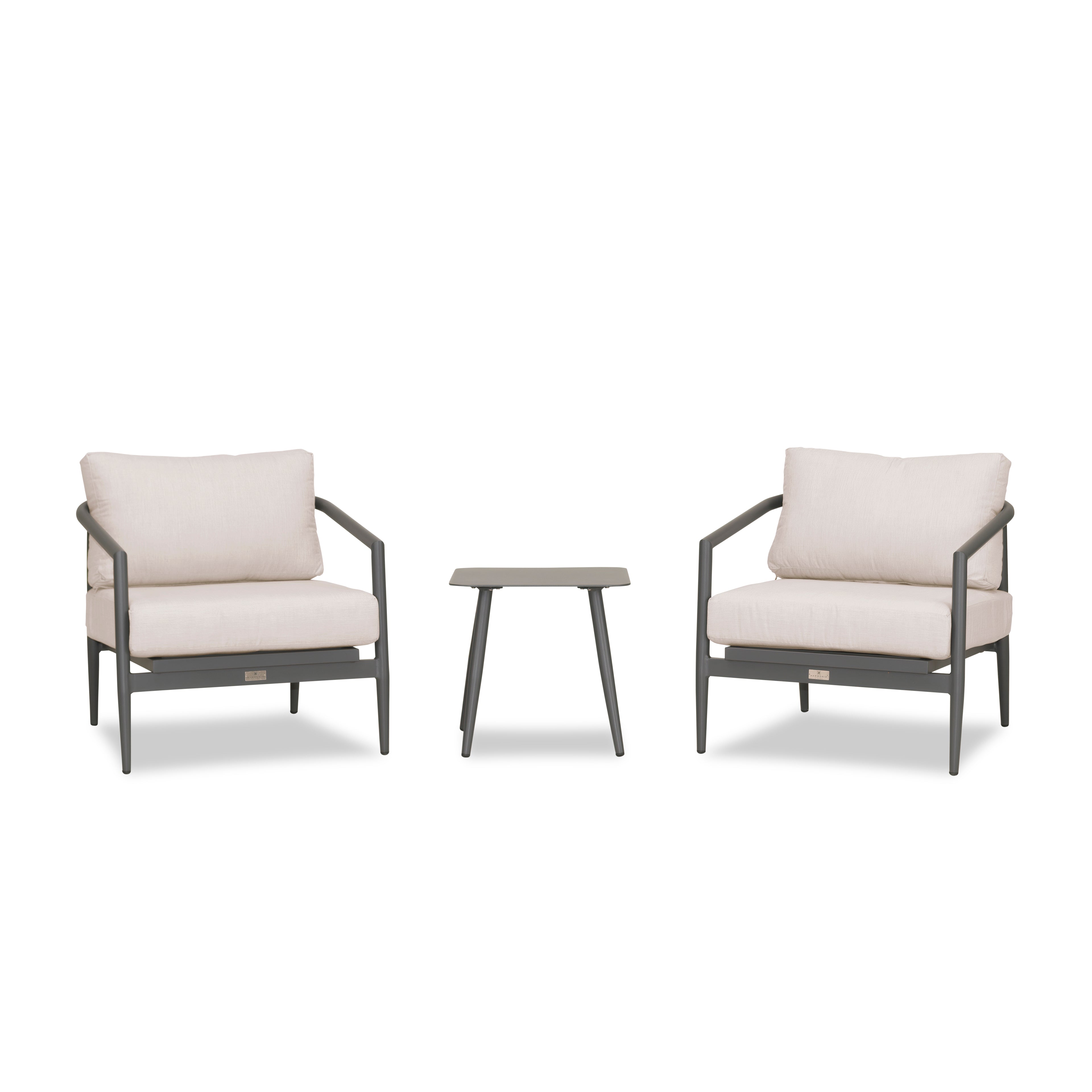 Olio 3 Piece Club Chair Set#Finish_Slate#Fabric_Cast Silver