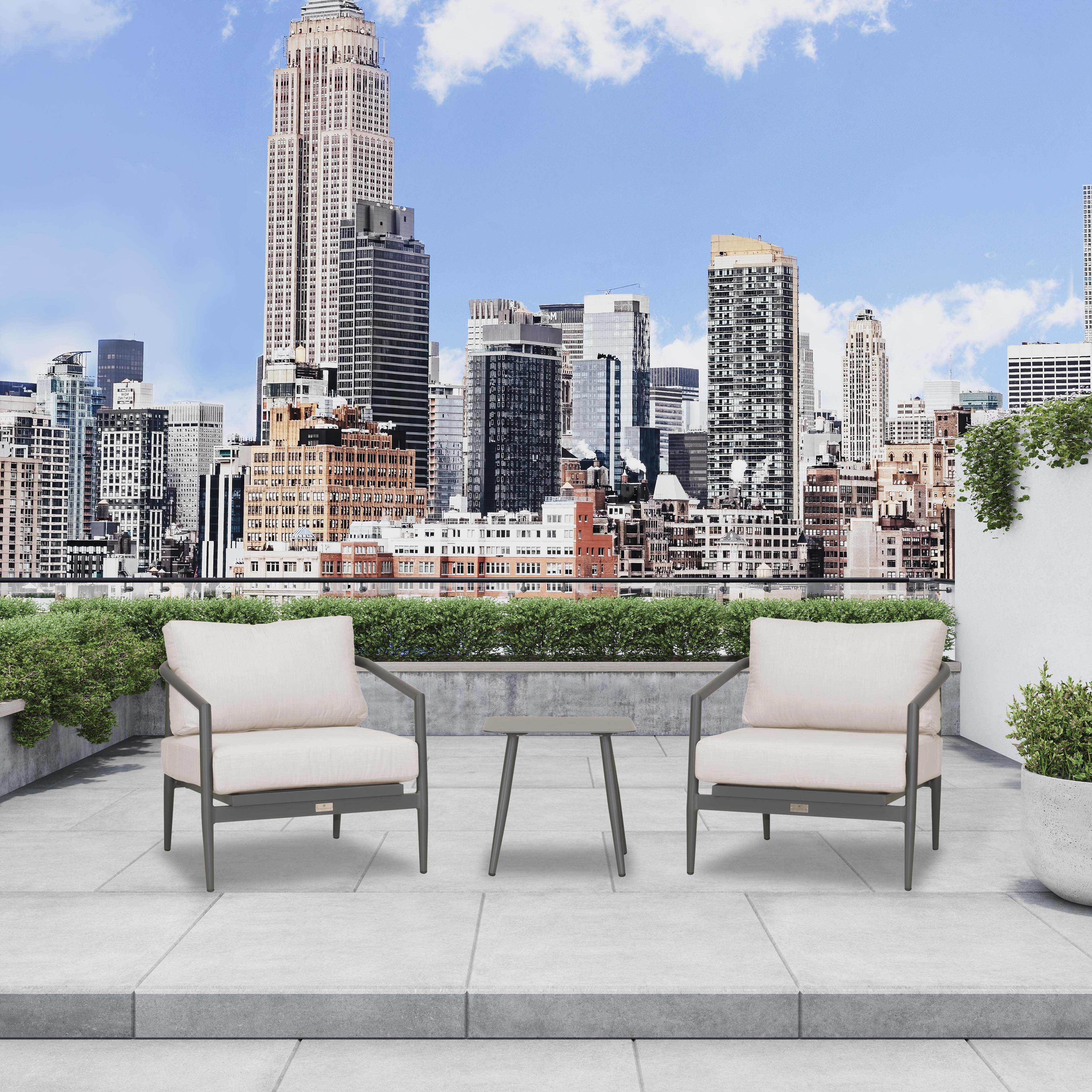 Olio 3 Piece Club Chair Set#Finish_Slate#Fabric_Cast Silver