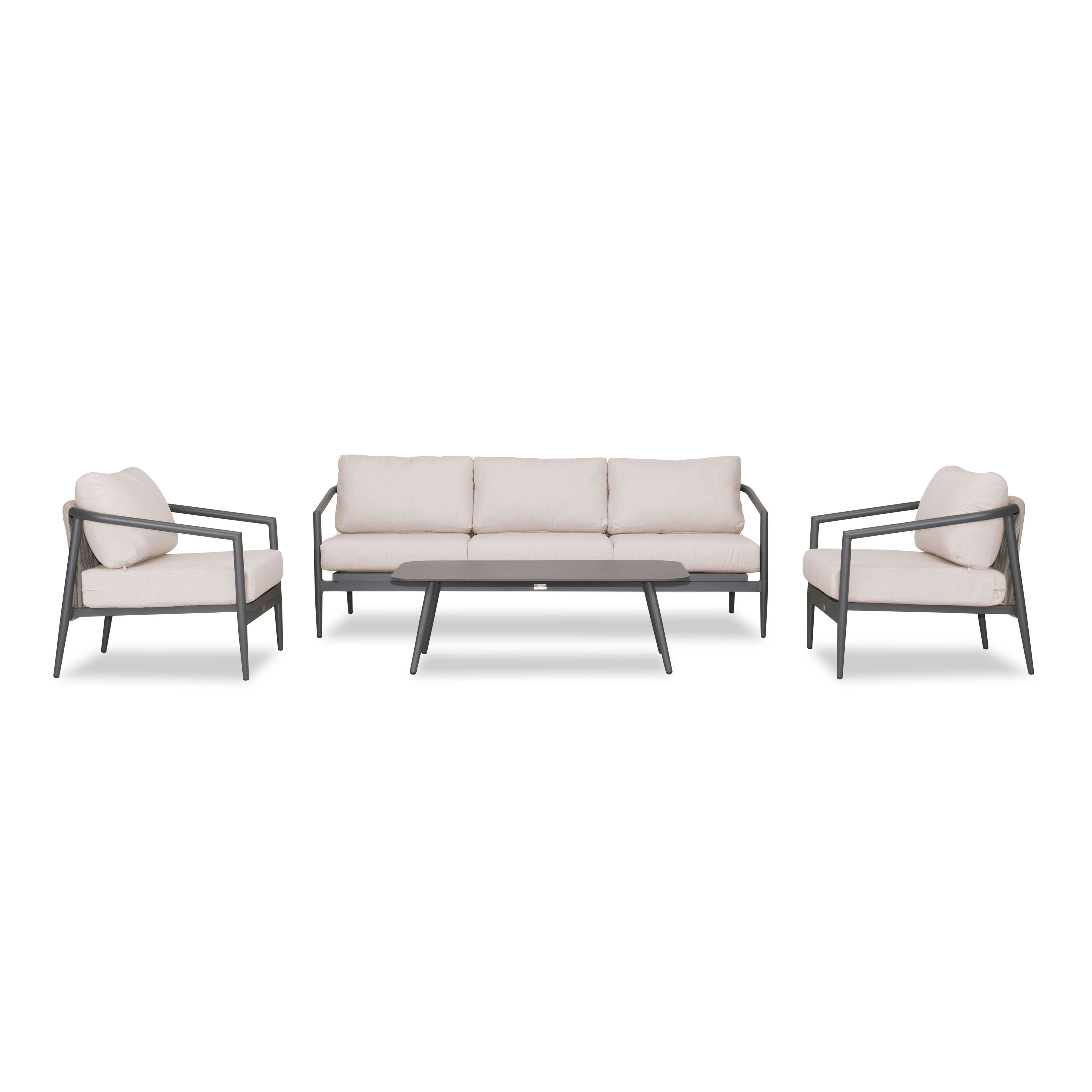 Olio 4 Piece Sofa Set#Finish_Slate#Fabric_Cast Silver