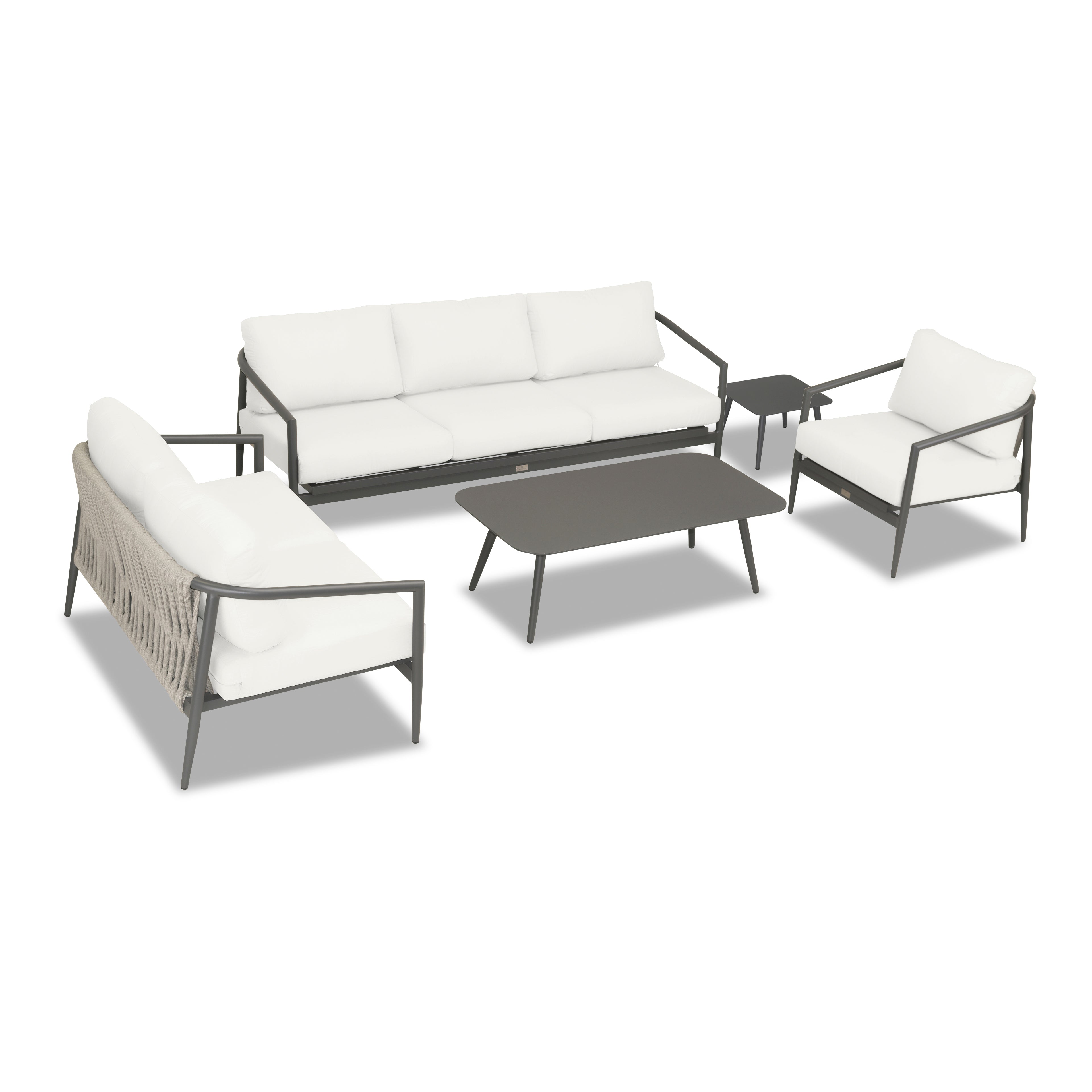 Olio 5 Piece Sofa Loveseat Set