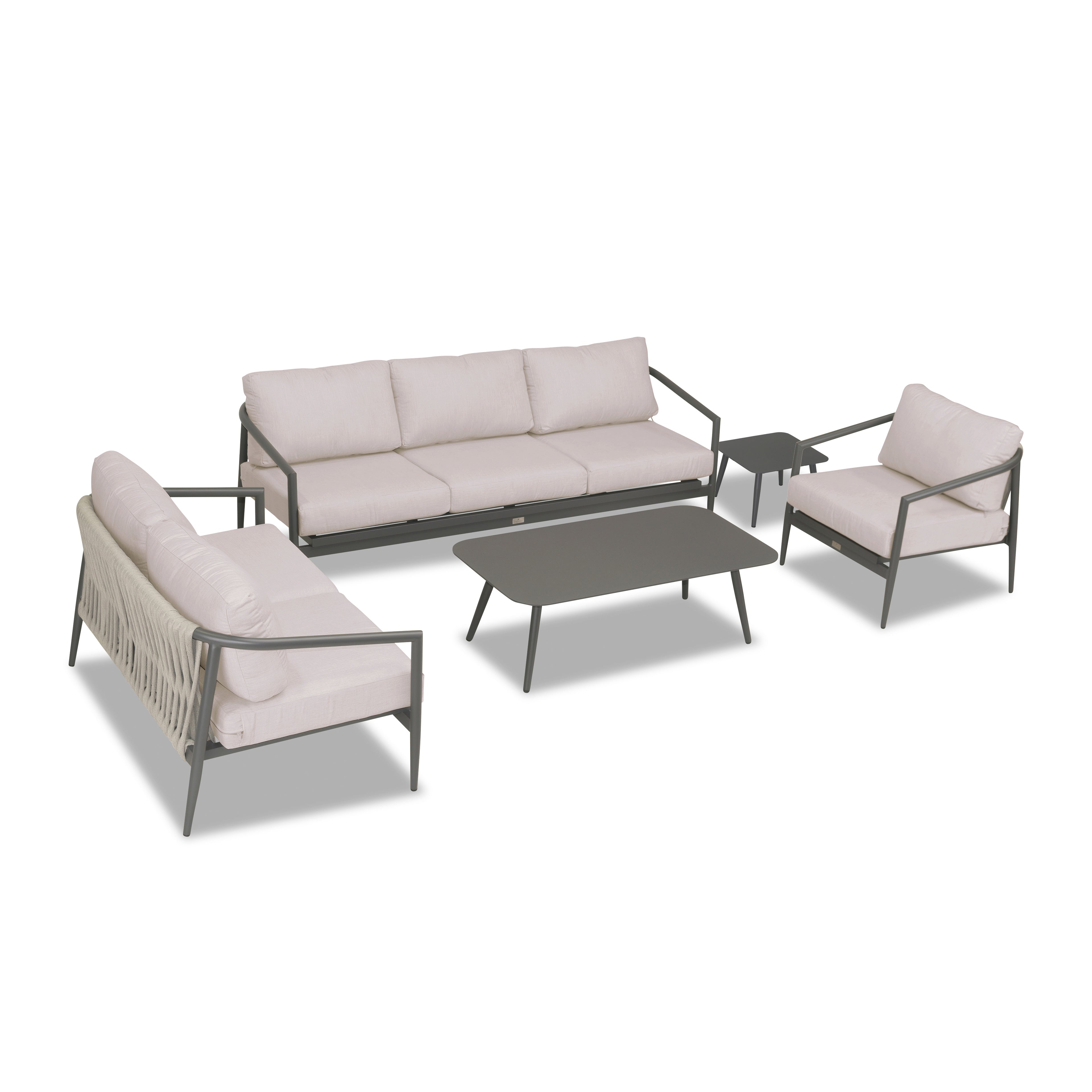 Olio 5 Piece Sofa Loveseat Set