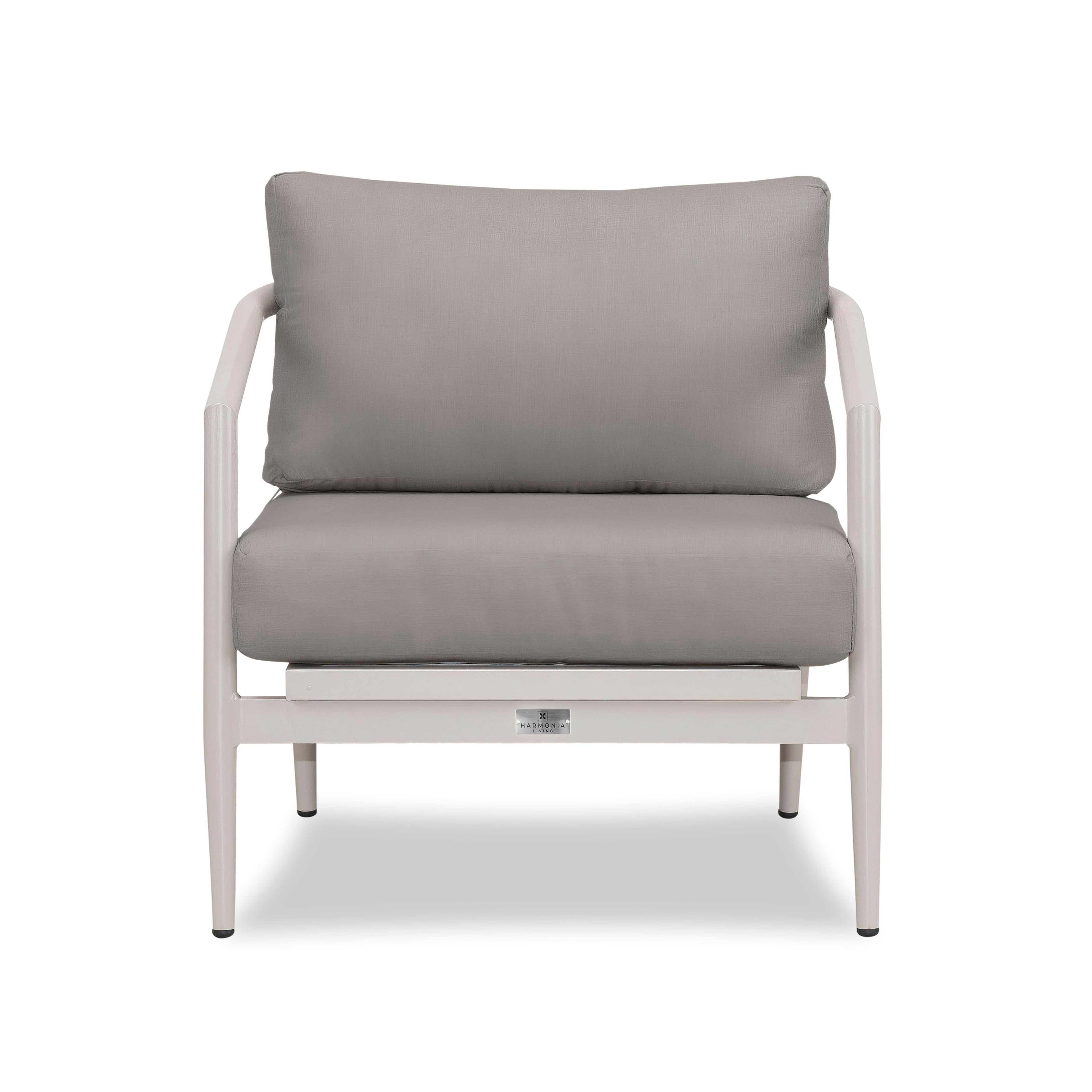 Olio Club Chair#Finish_Urban Stone#Fabric_Canvas Charcoal