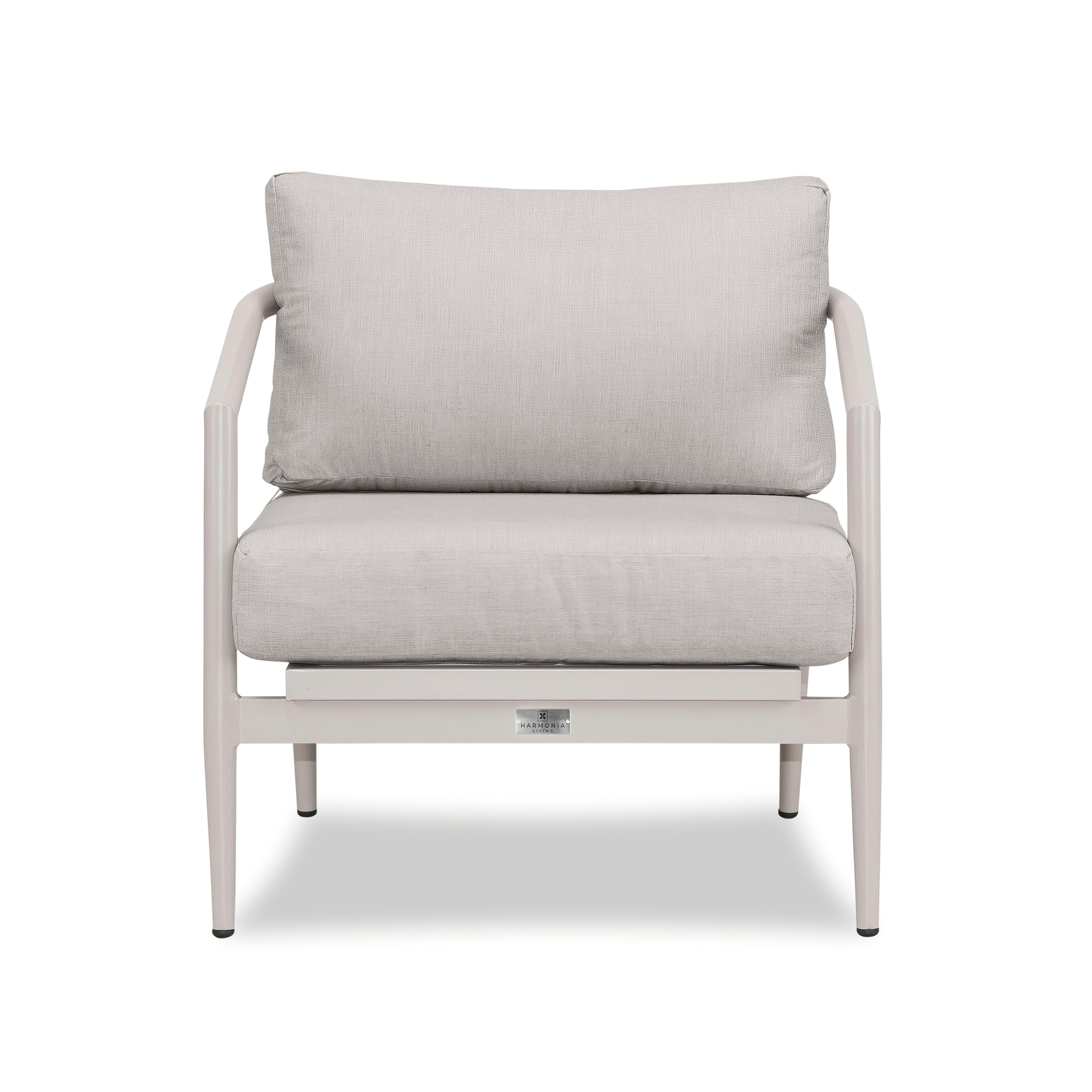 Olio Club Chair#Finish_Urban Stone#Fabric_Cast Silver