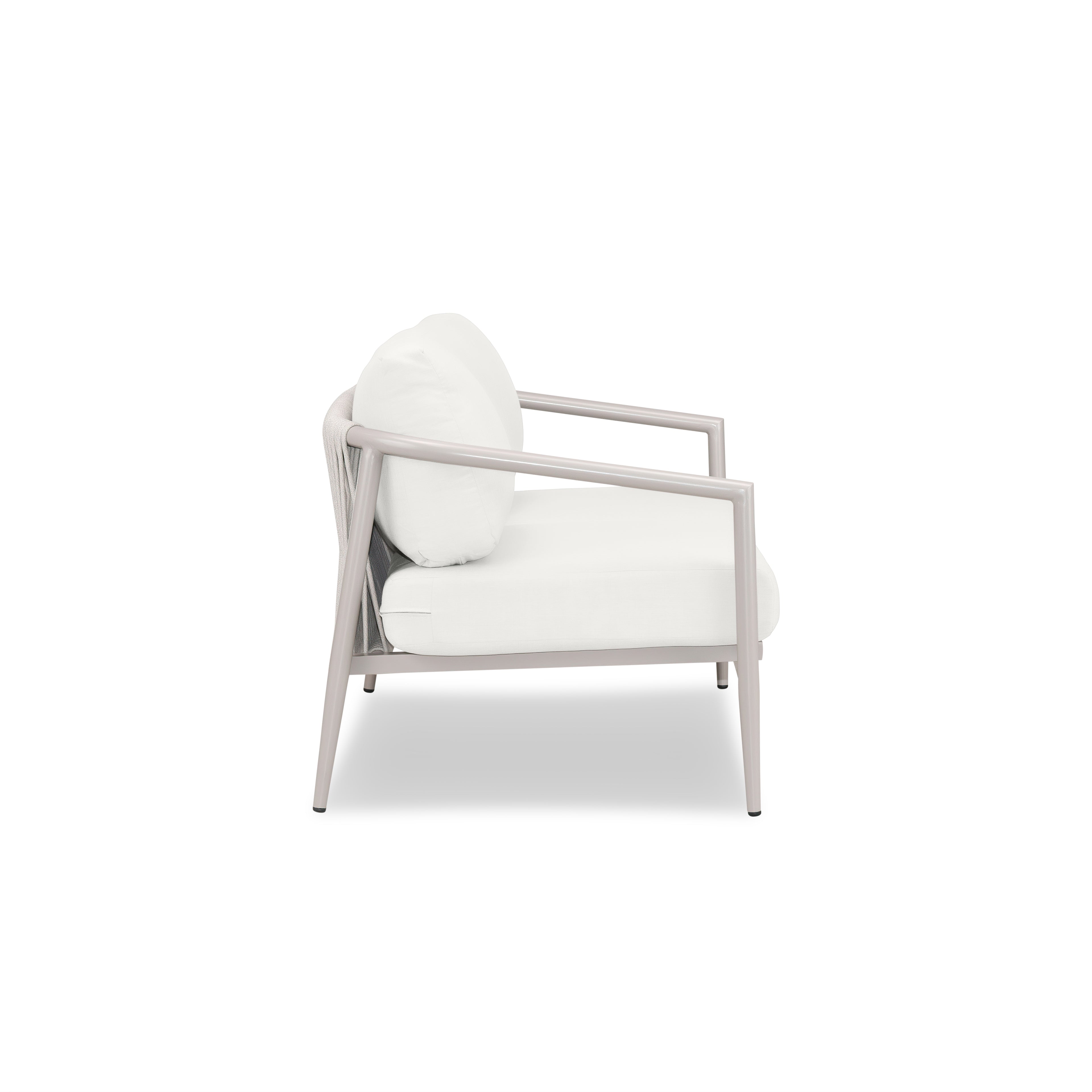 Olio Loveseat#Finish_Urban Stone#Fabric_Canvas Natural