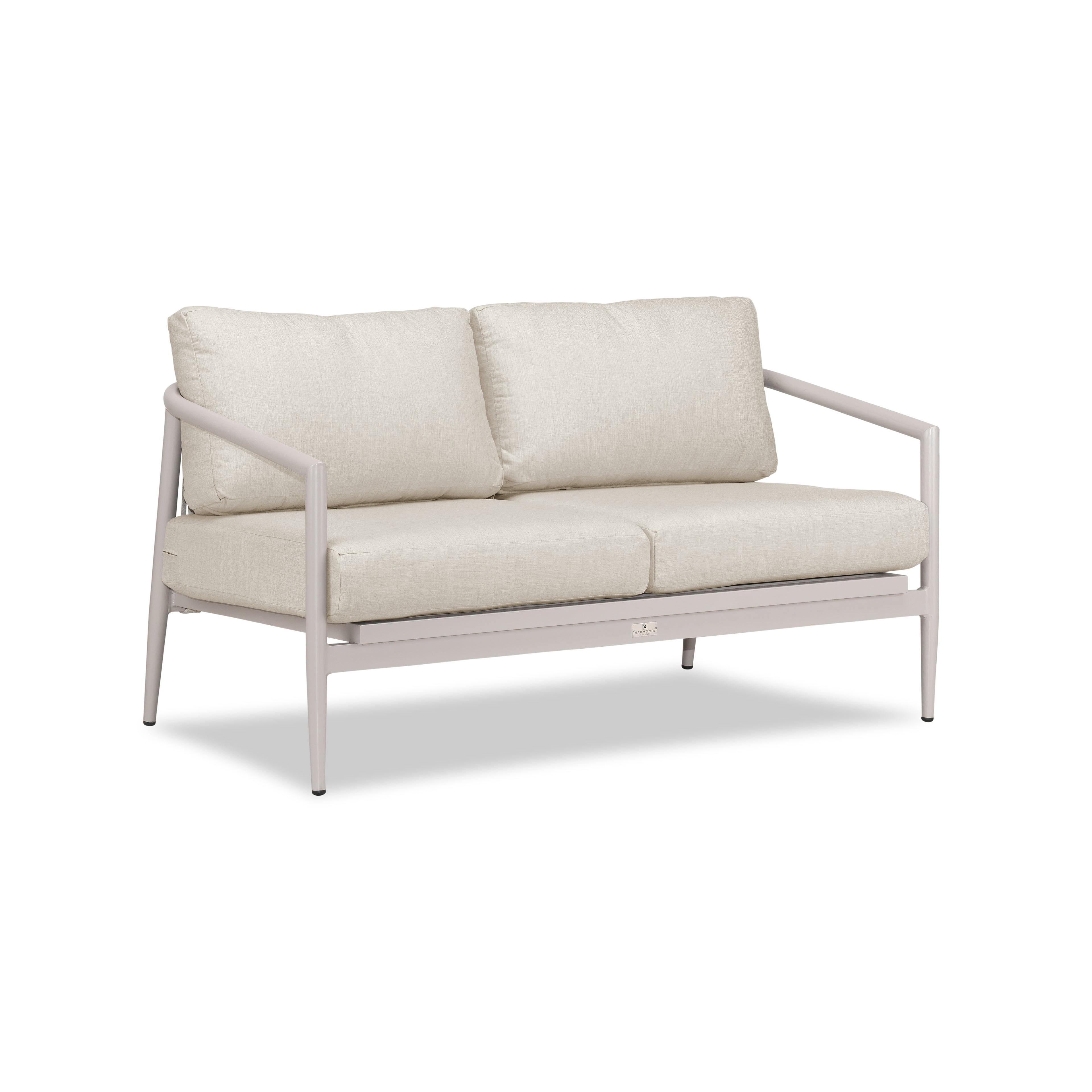 Olio Loveseat#Finish_Urban Stone#Fabric_Cast Silver