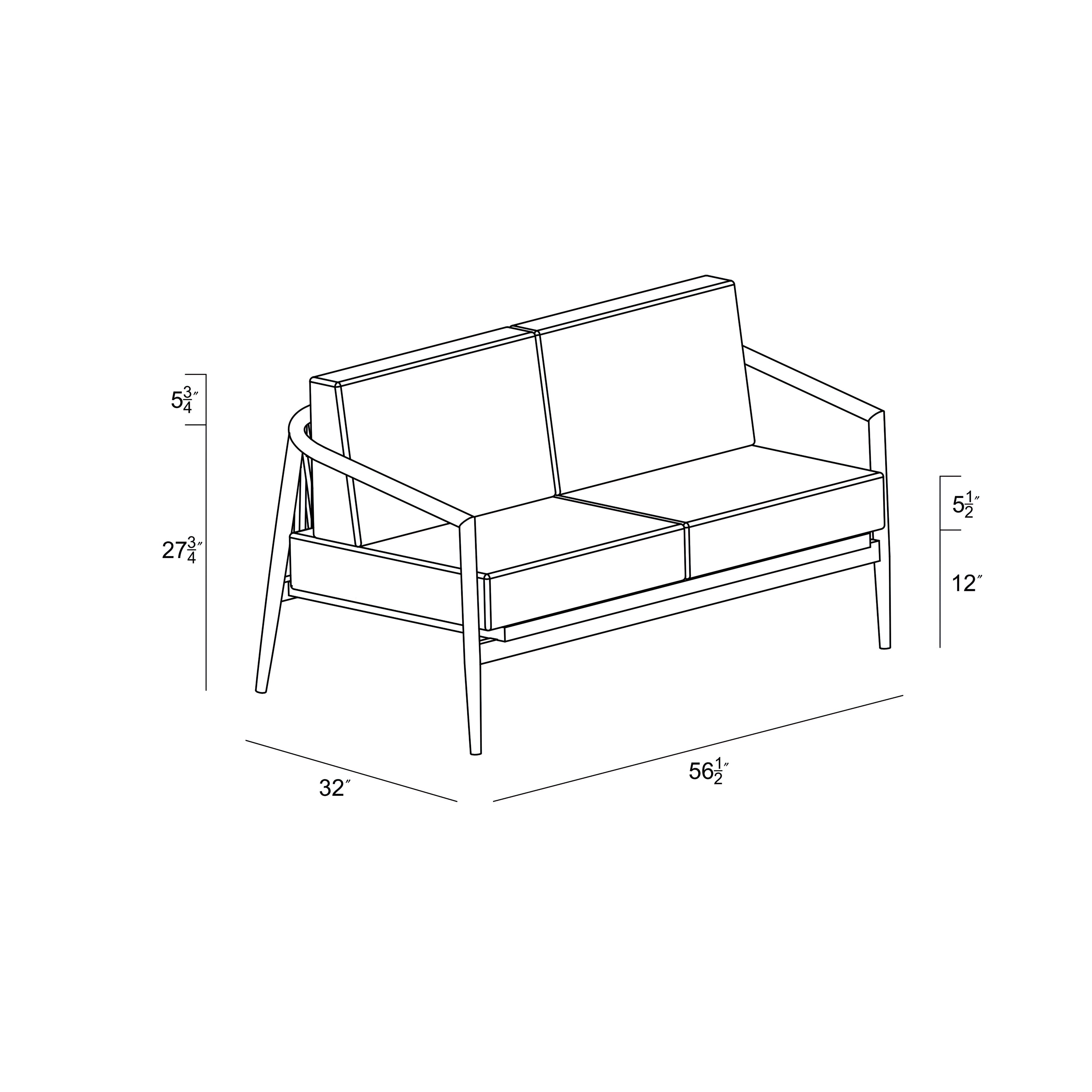 Olio Loveseat