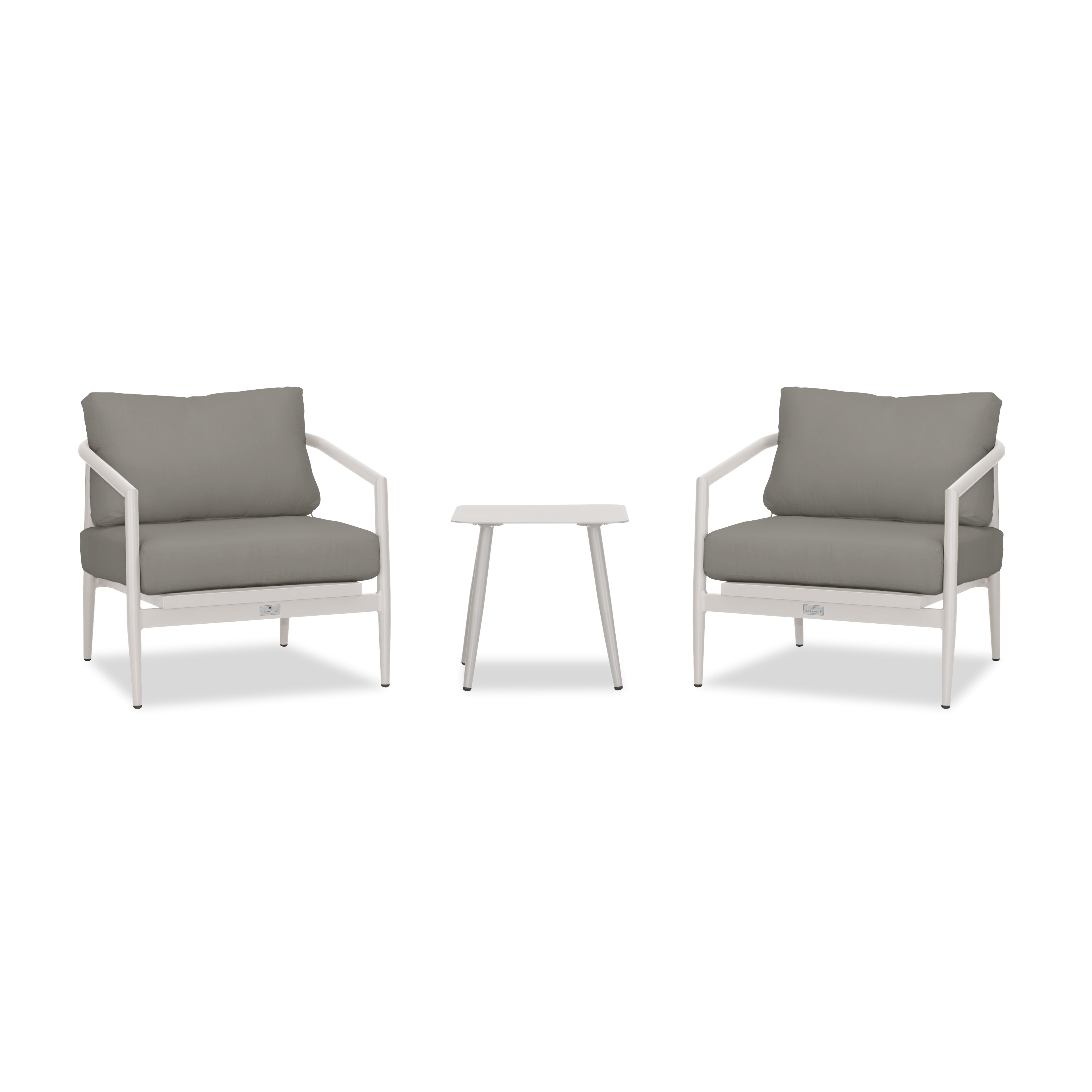 Olio 3 Piece Club Chair Set#Finish_Urban Stone#Fabric_Canvas Charcoal
