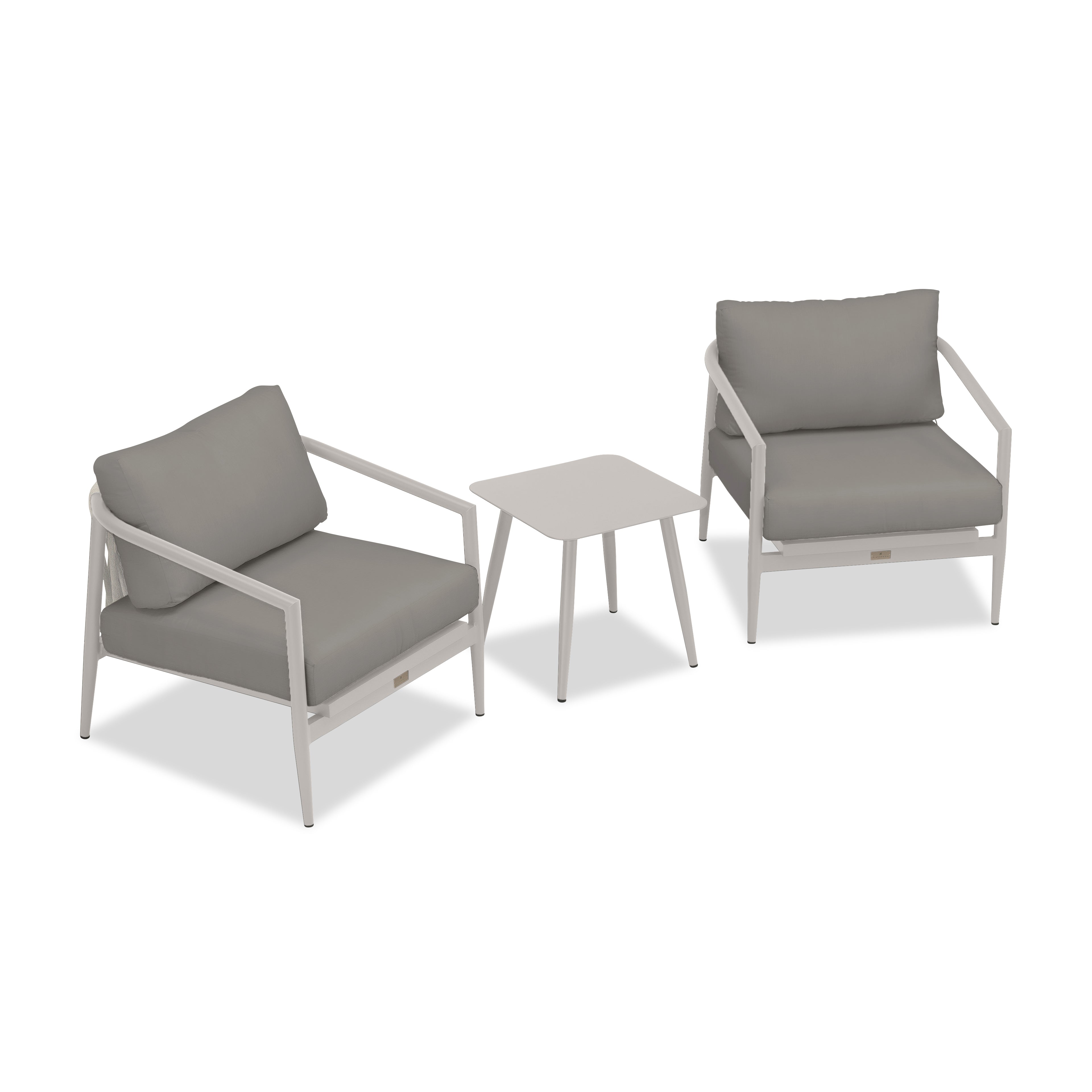 Olio 3 Piece Club Chair Set#Finish_Urban Stone#Fabric_Canvas Charcoal
