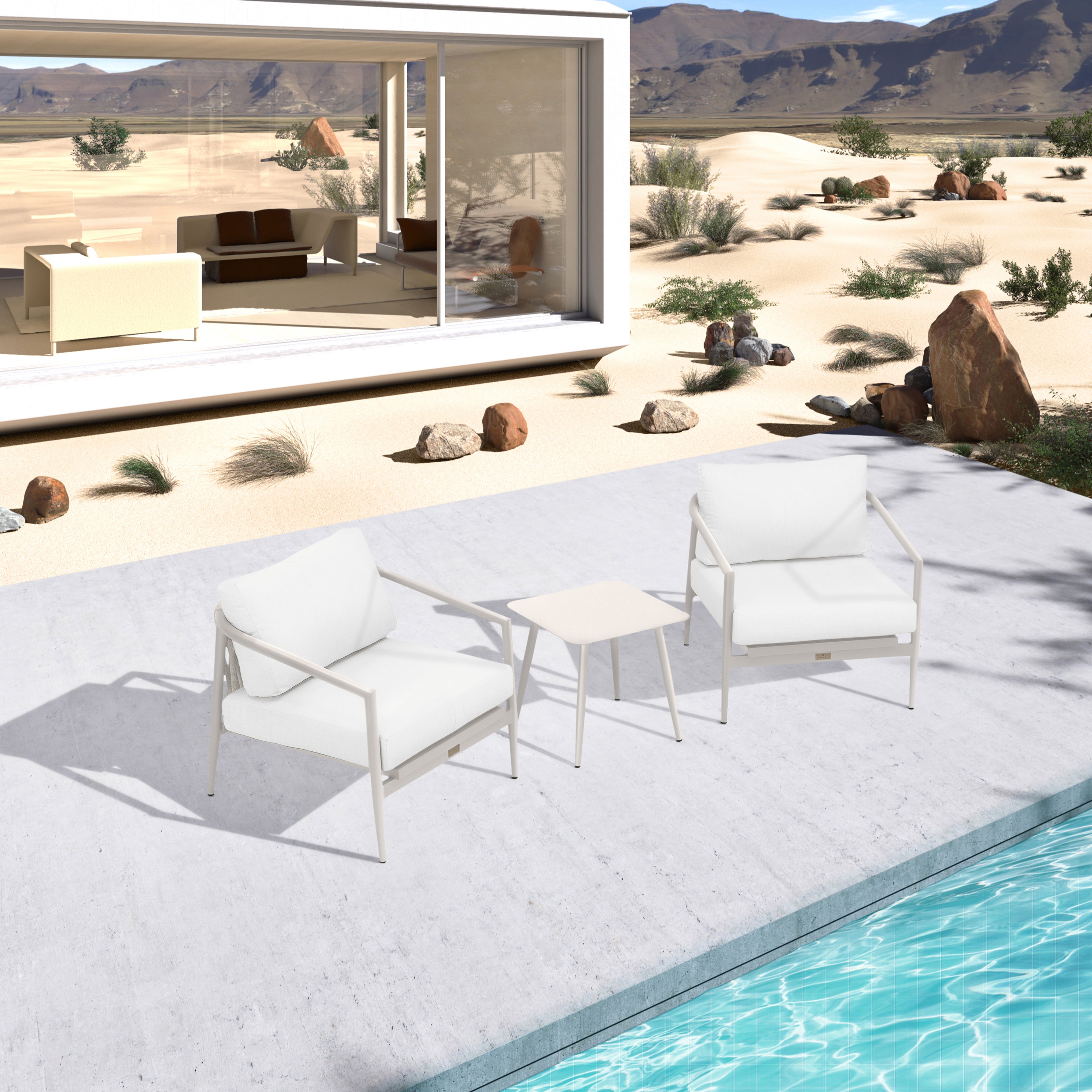 Olio 3 Piece Club Chair Set#Finish_Urban Stone#Fabric_Canvas Natural