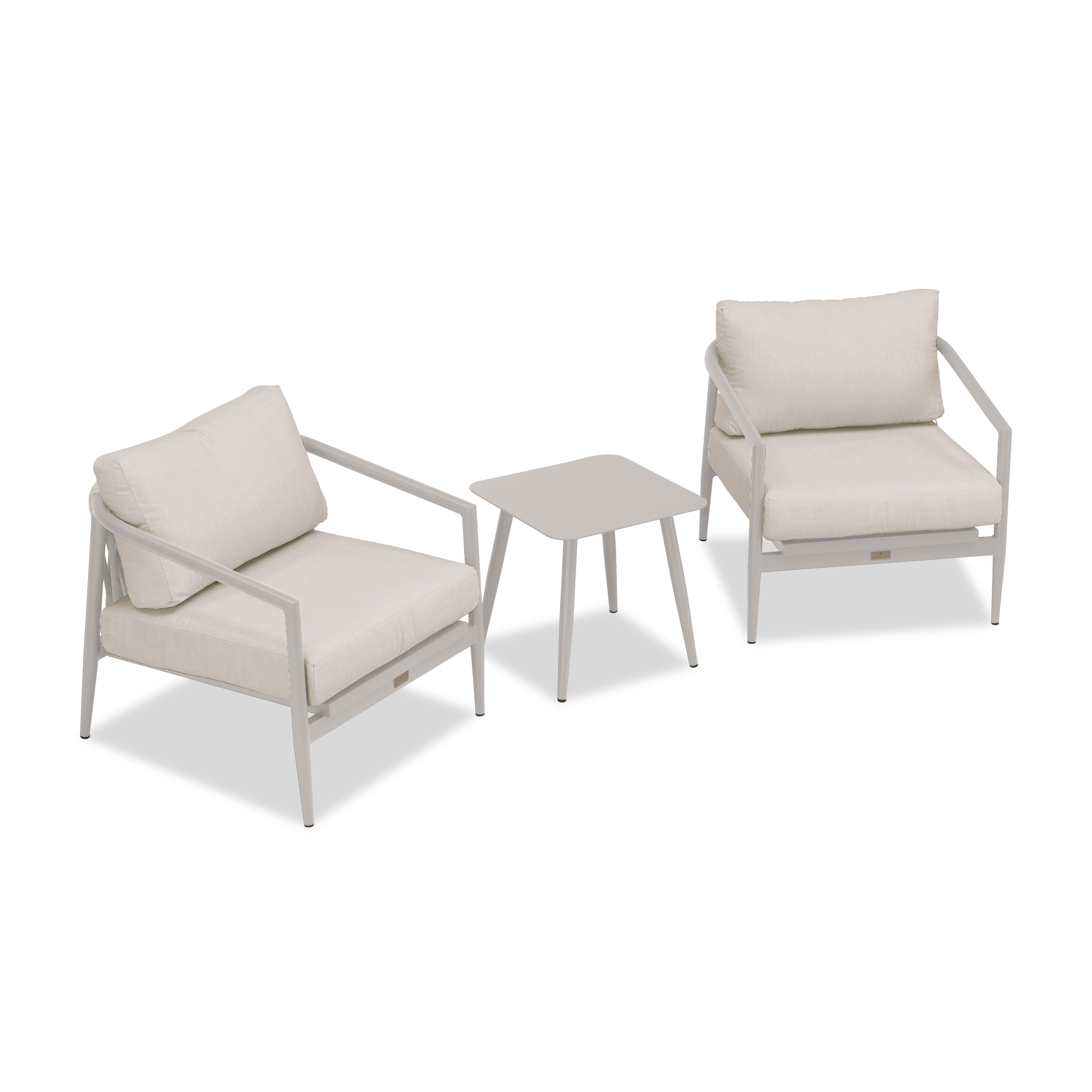 Olio 3 Piece Club Chair Set#Finish_Urban Stone#Fabric_Cast Silver