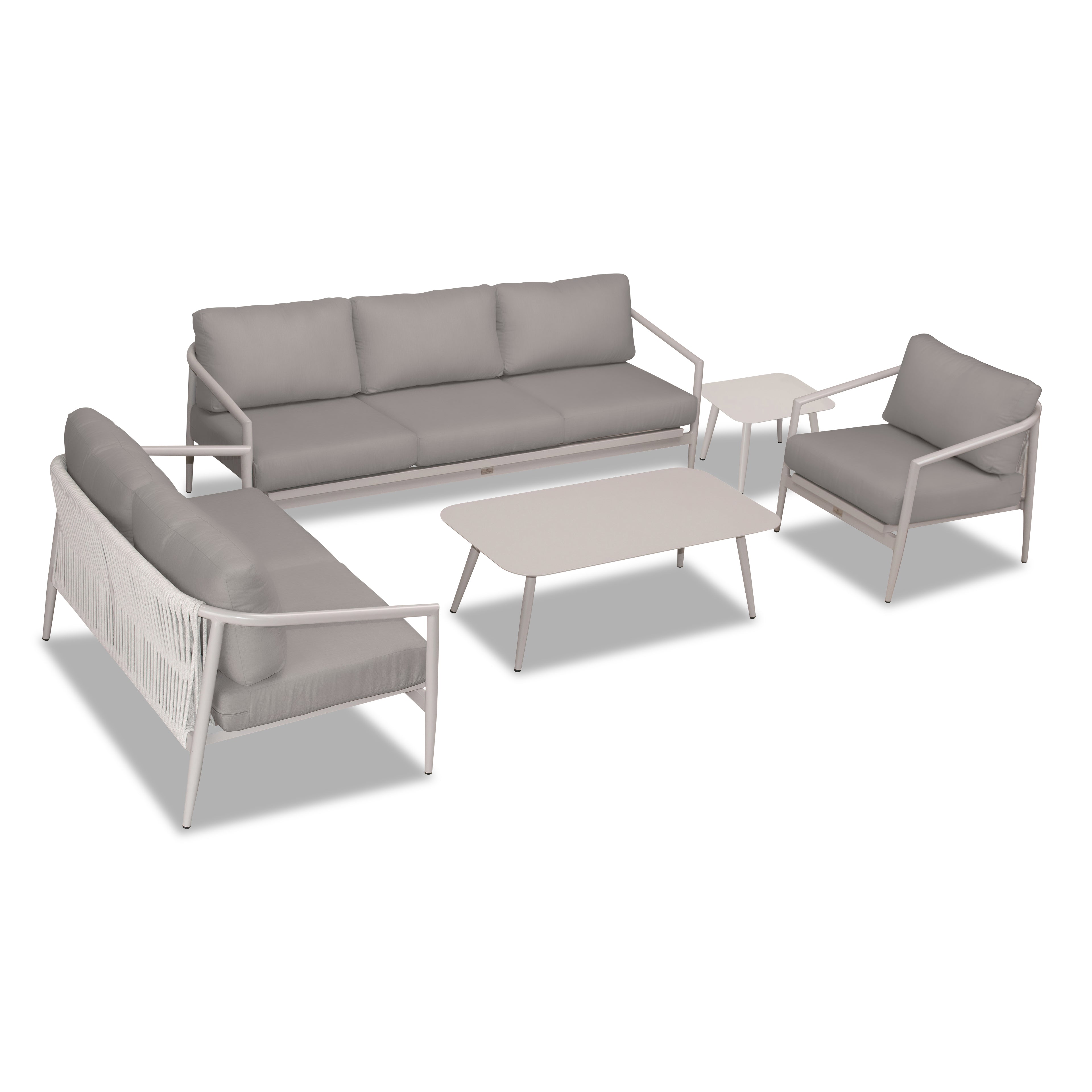 Olio 5 Piece Sofa Loveseat Set