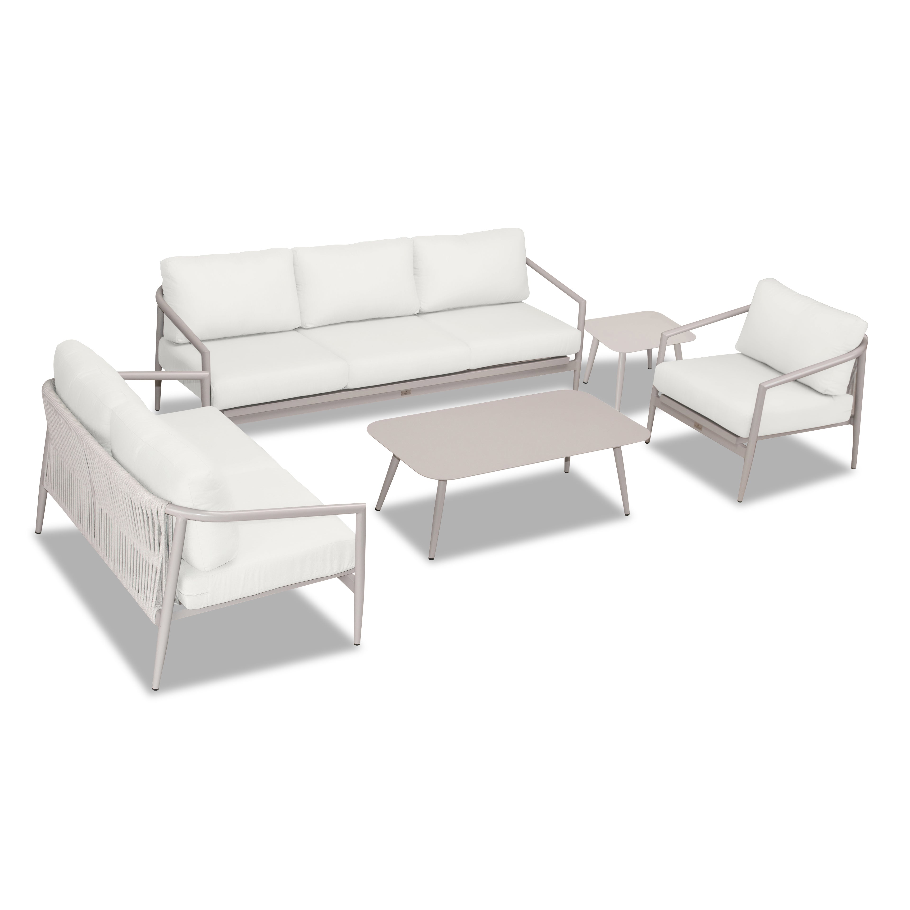 Olio 5 Piece Sofa Loveseat Set