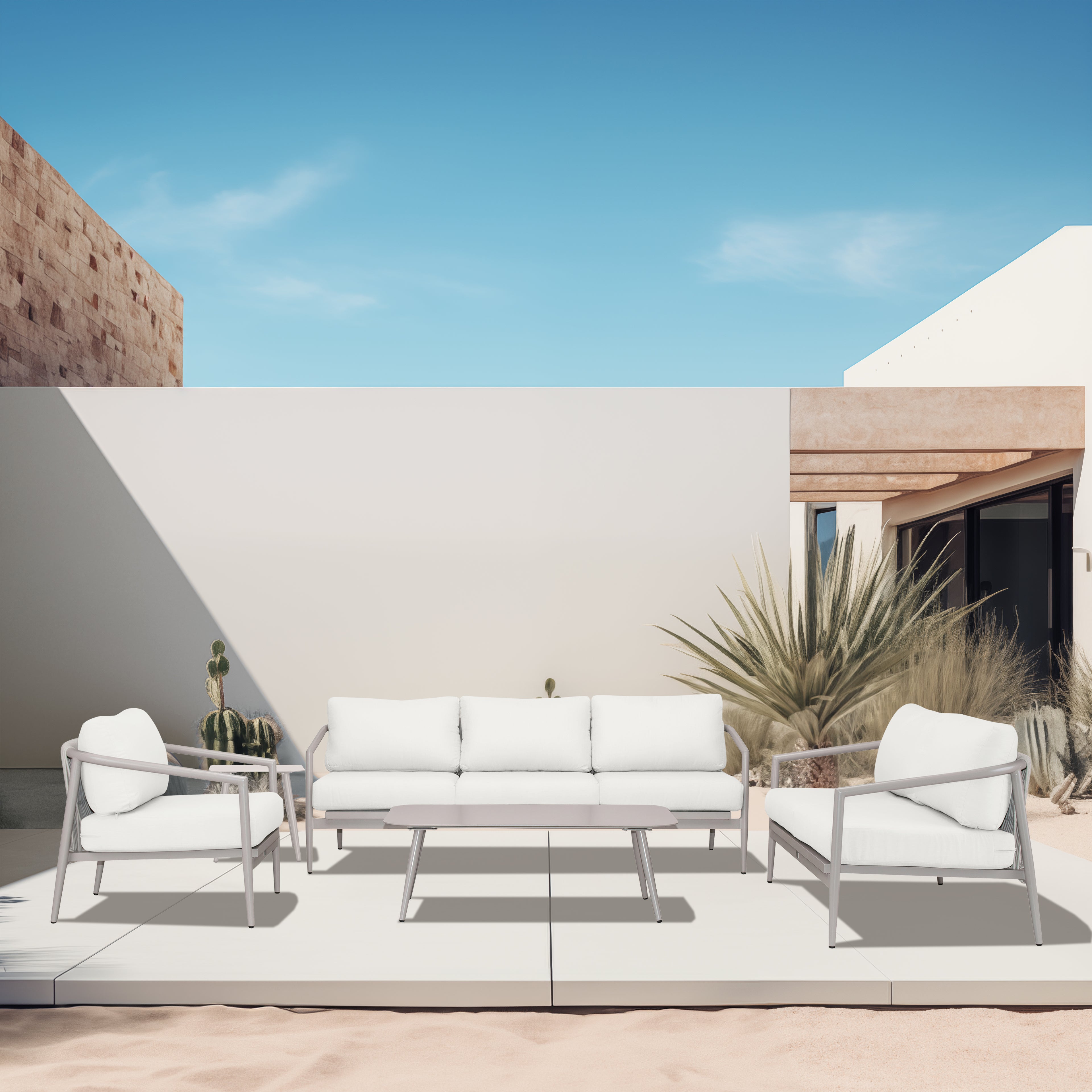 Olio 5 Piece Sofa Loveseat Set