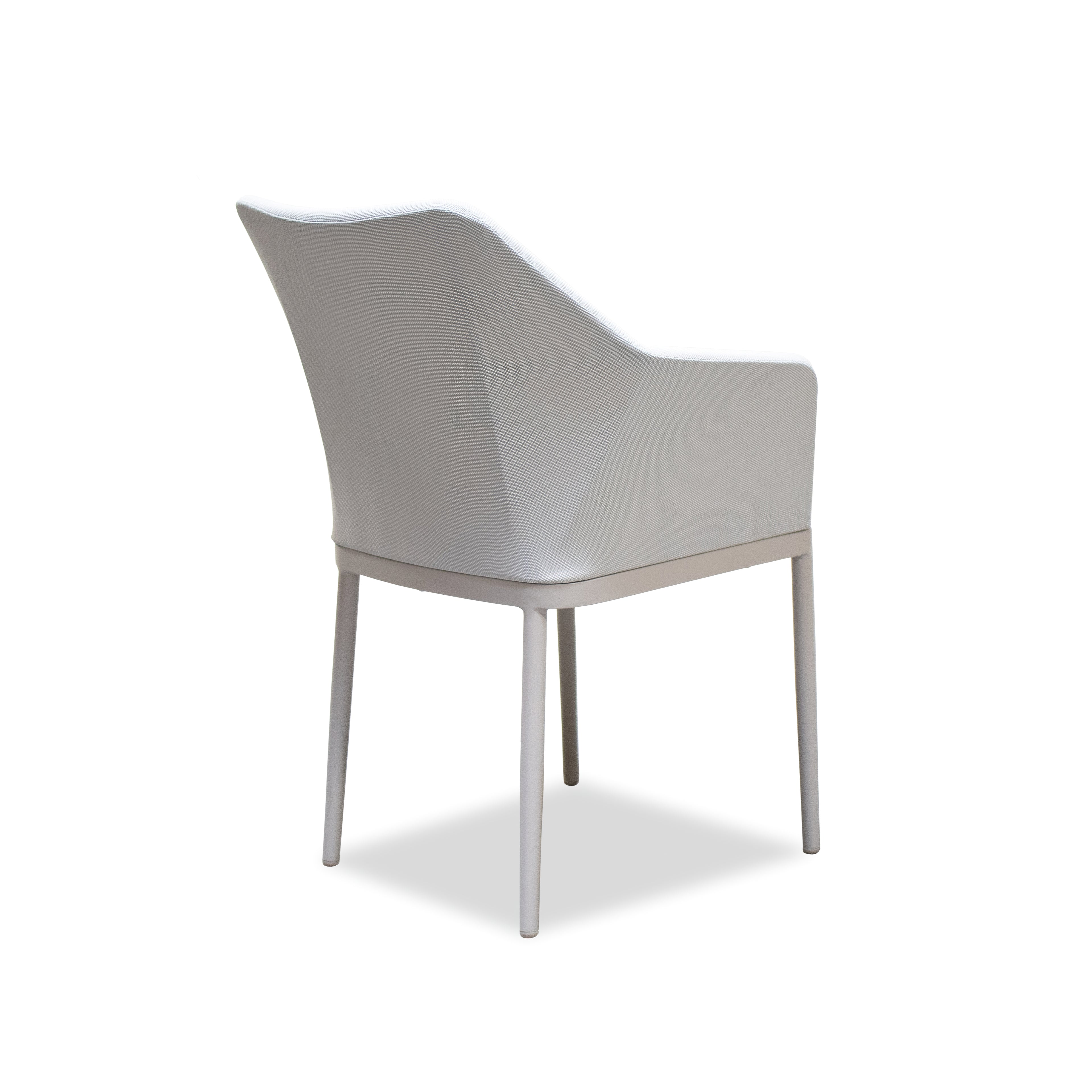 Harmonia Living Tailor Aluminum Dining Chair#Finish_Urban Stone