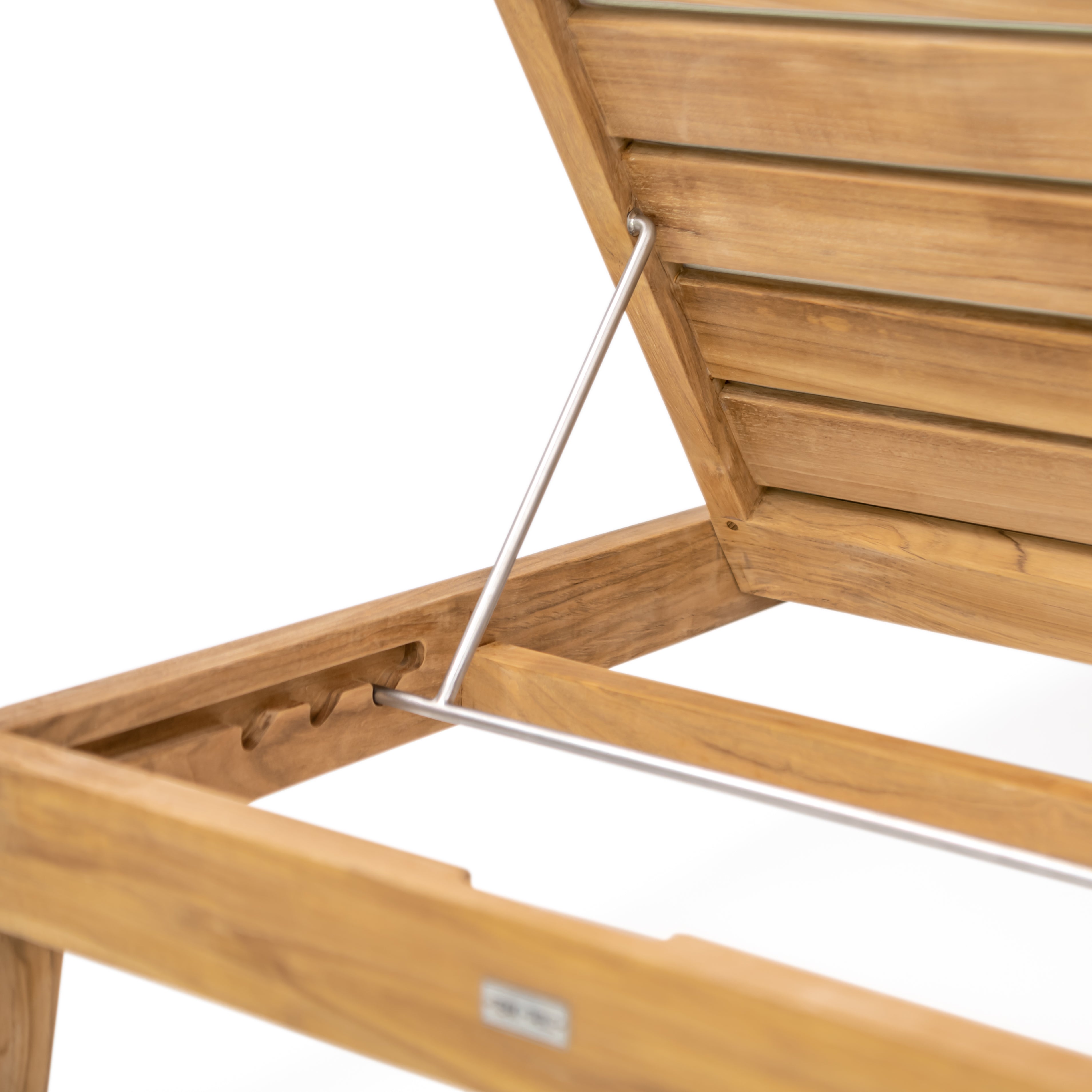 Classic Teak Chaise Lounge