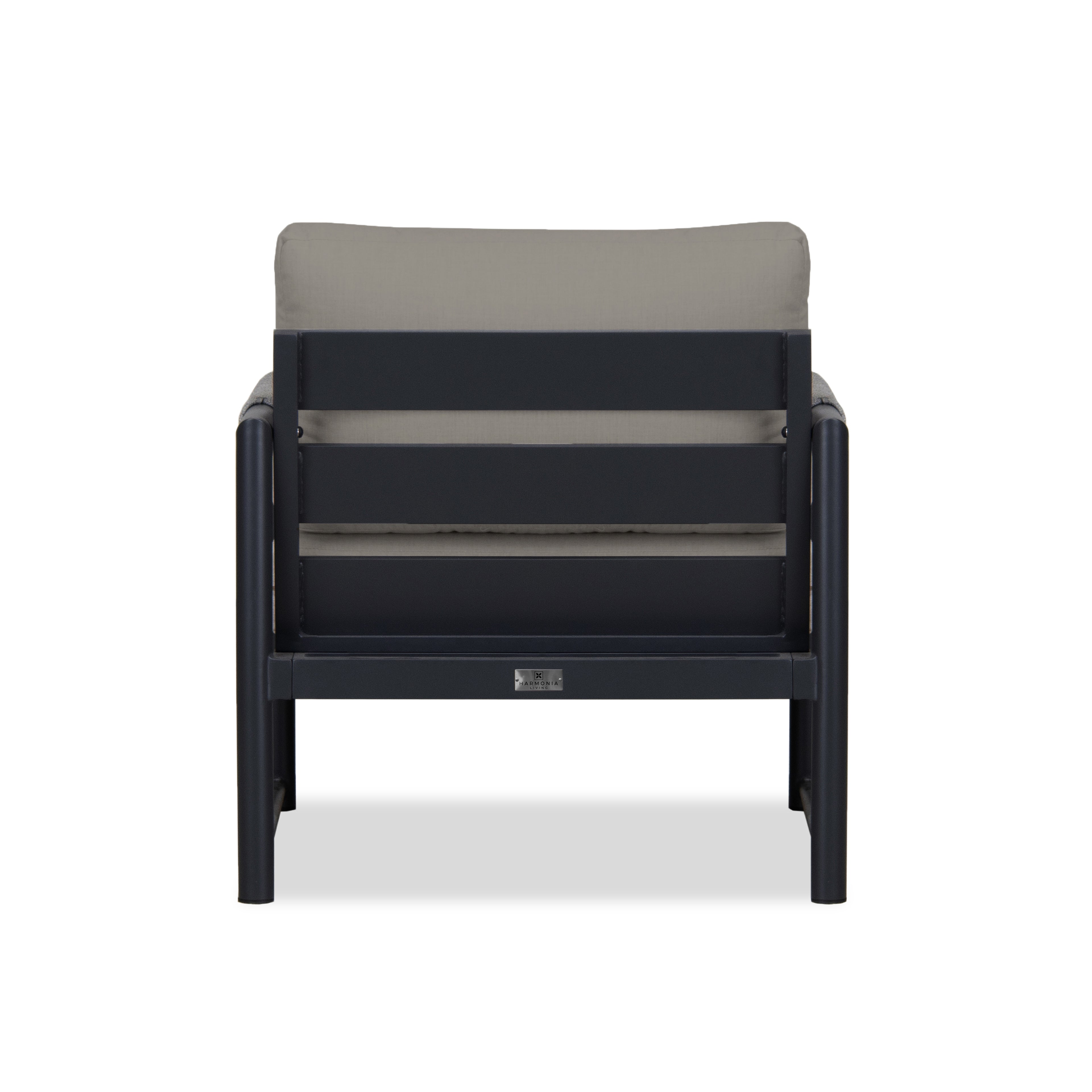 Alto Club Chair - Black - Canvas Charcoal