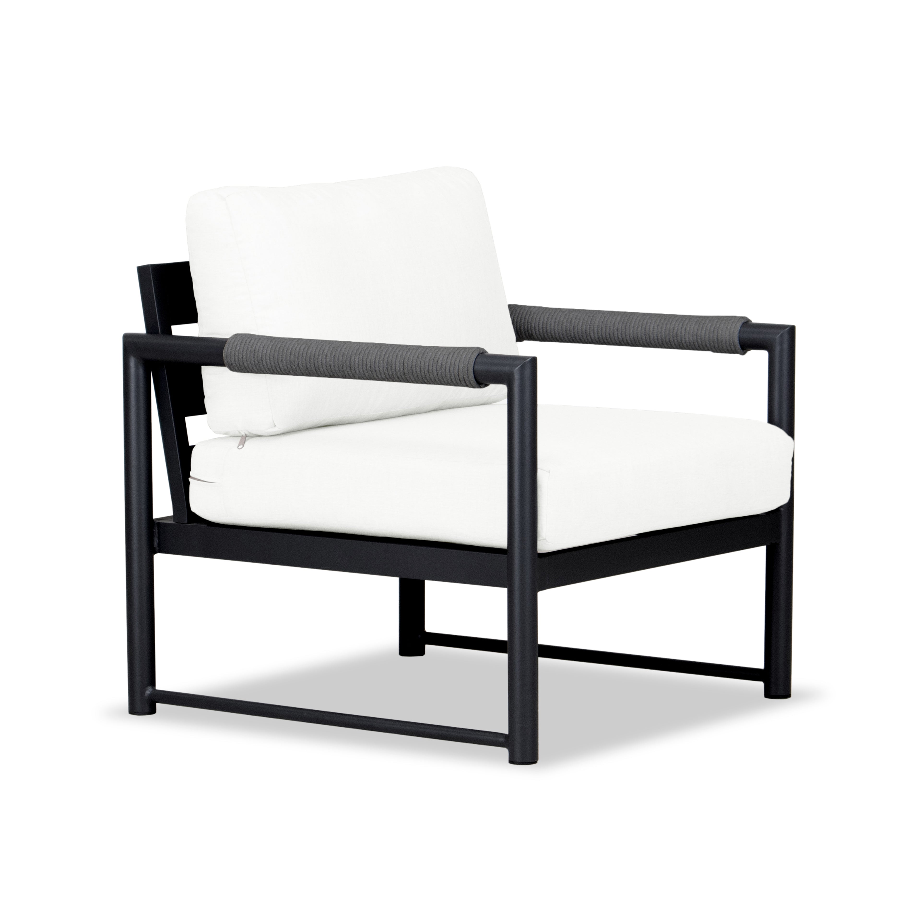 Alto Club Chair - Black - Canvas Natural