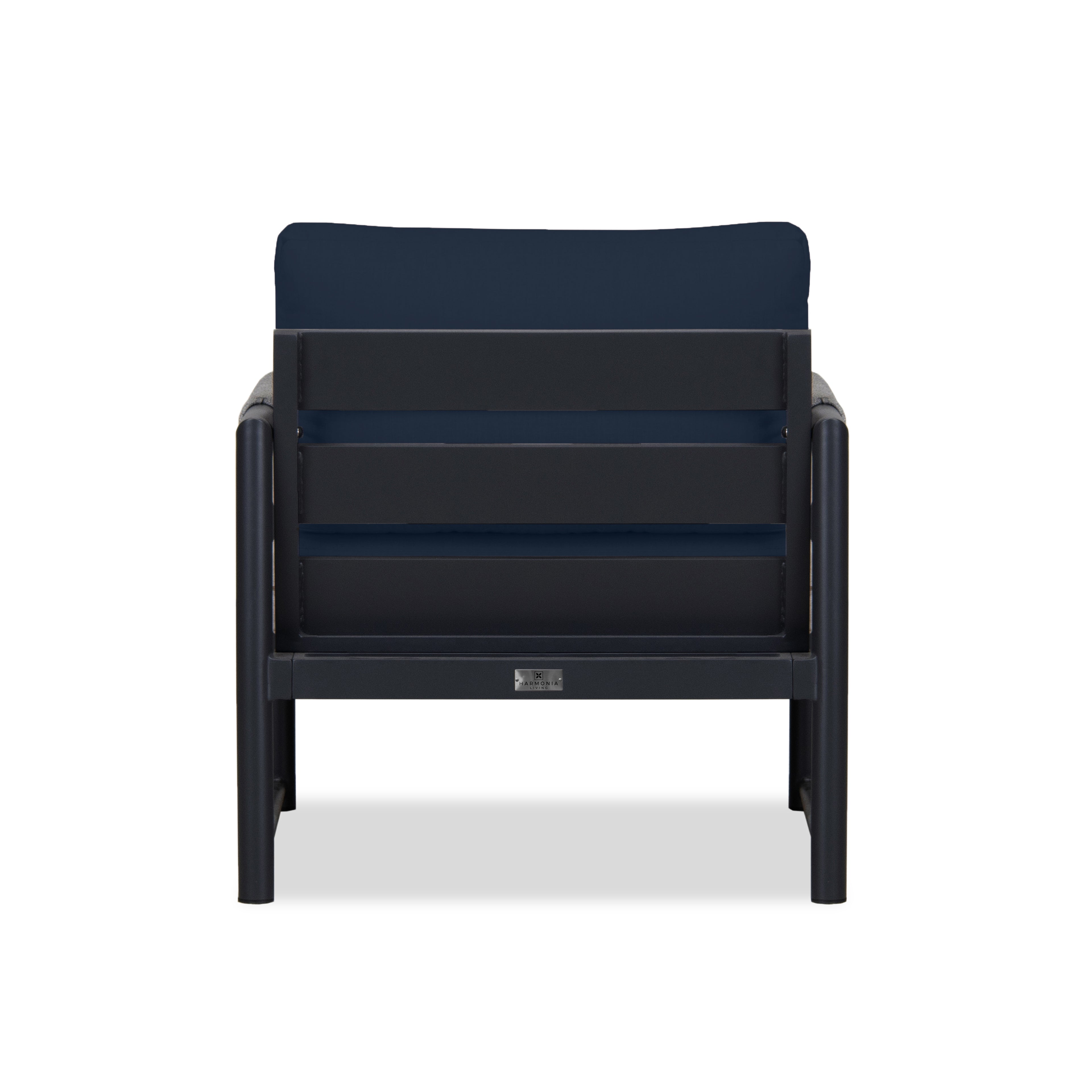 Alto Club Chair - Black - Spectrum Indigo