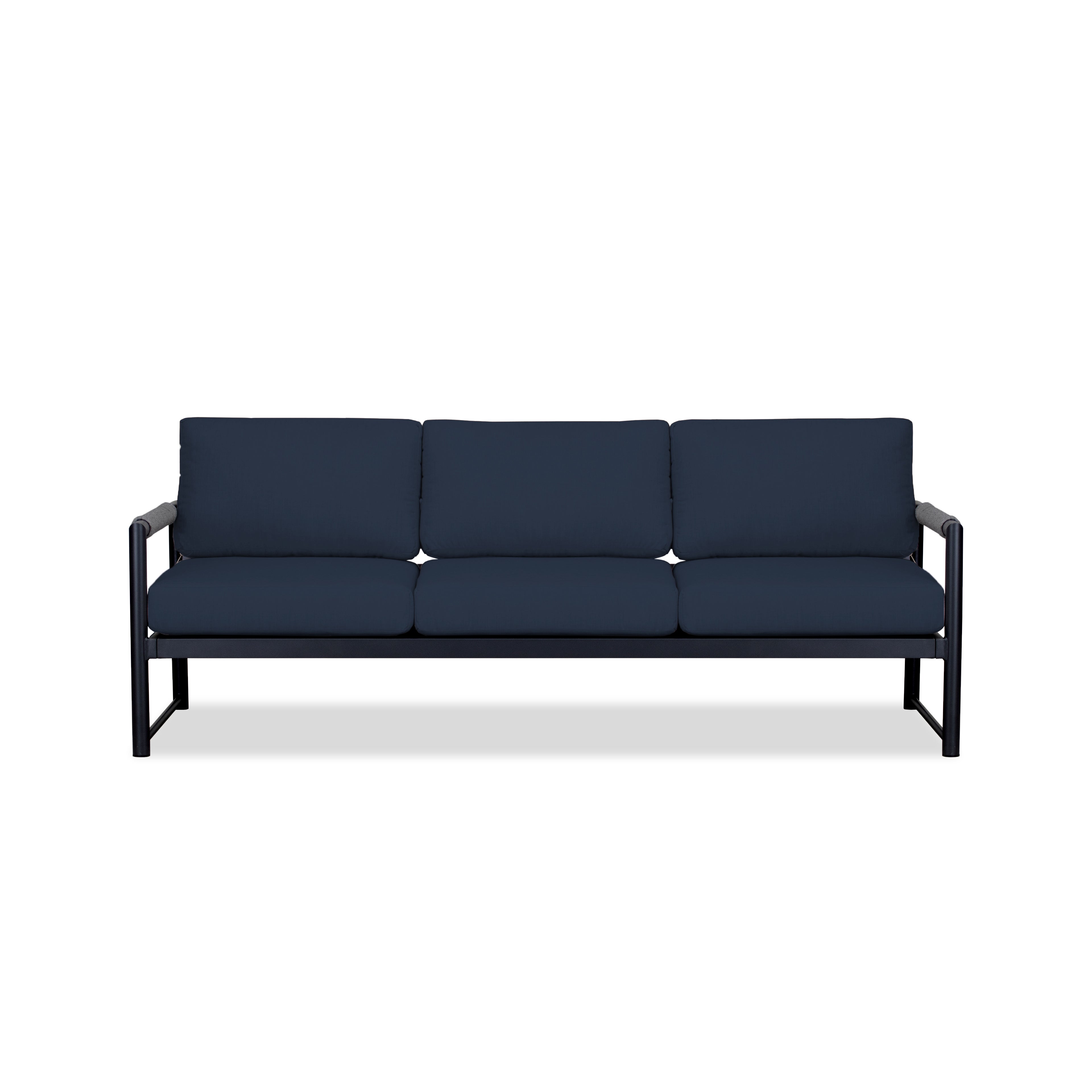 Alto Sofa - Black - Spectrum Indigo