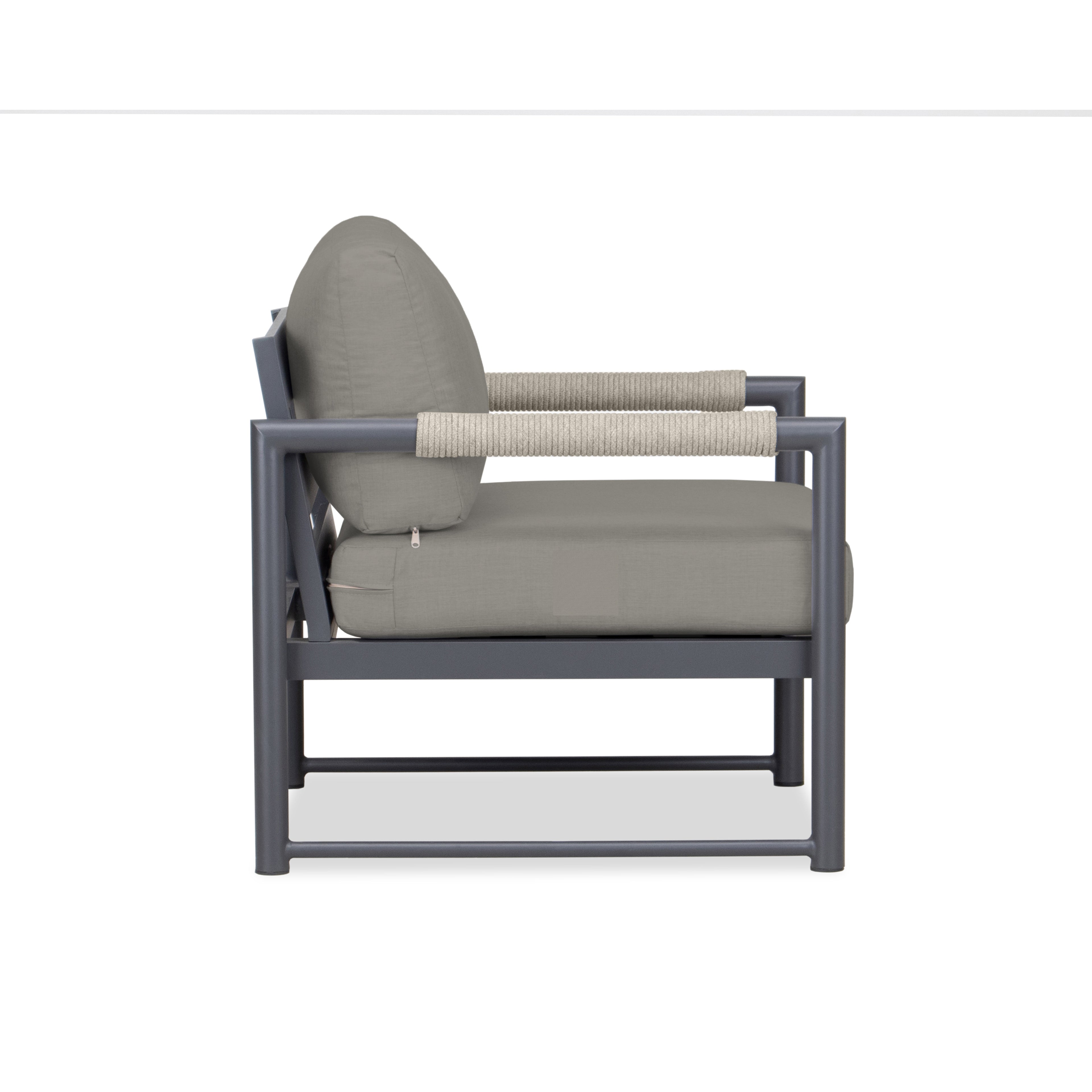 Alto Club Chair - Slate - Canvas Charcoal
