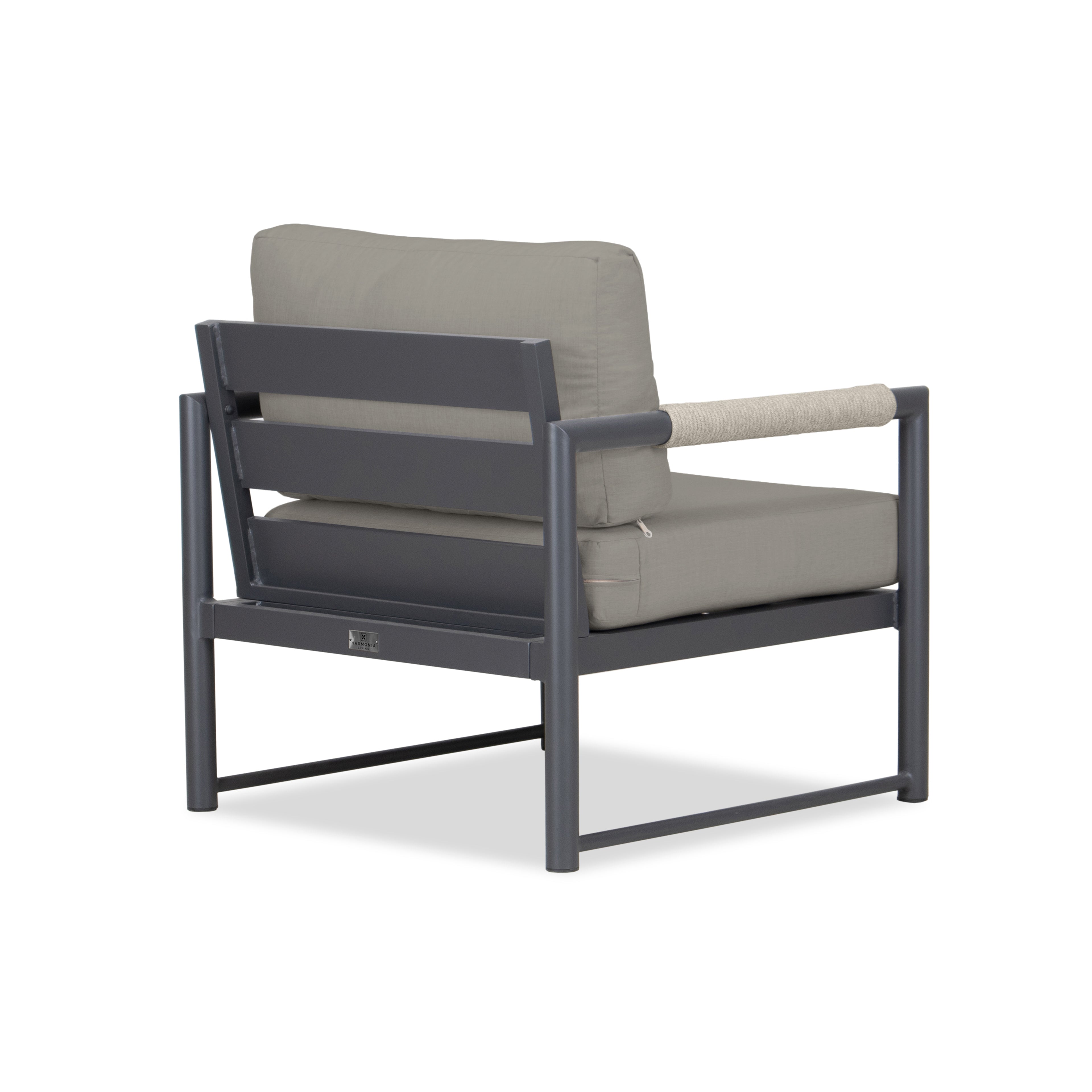 Alto Club Chair - Slate - Canvas Charcoal