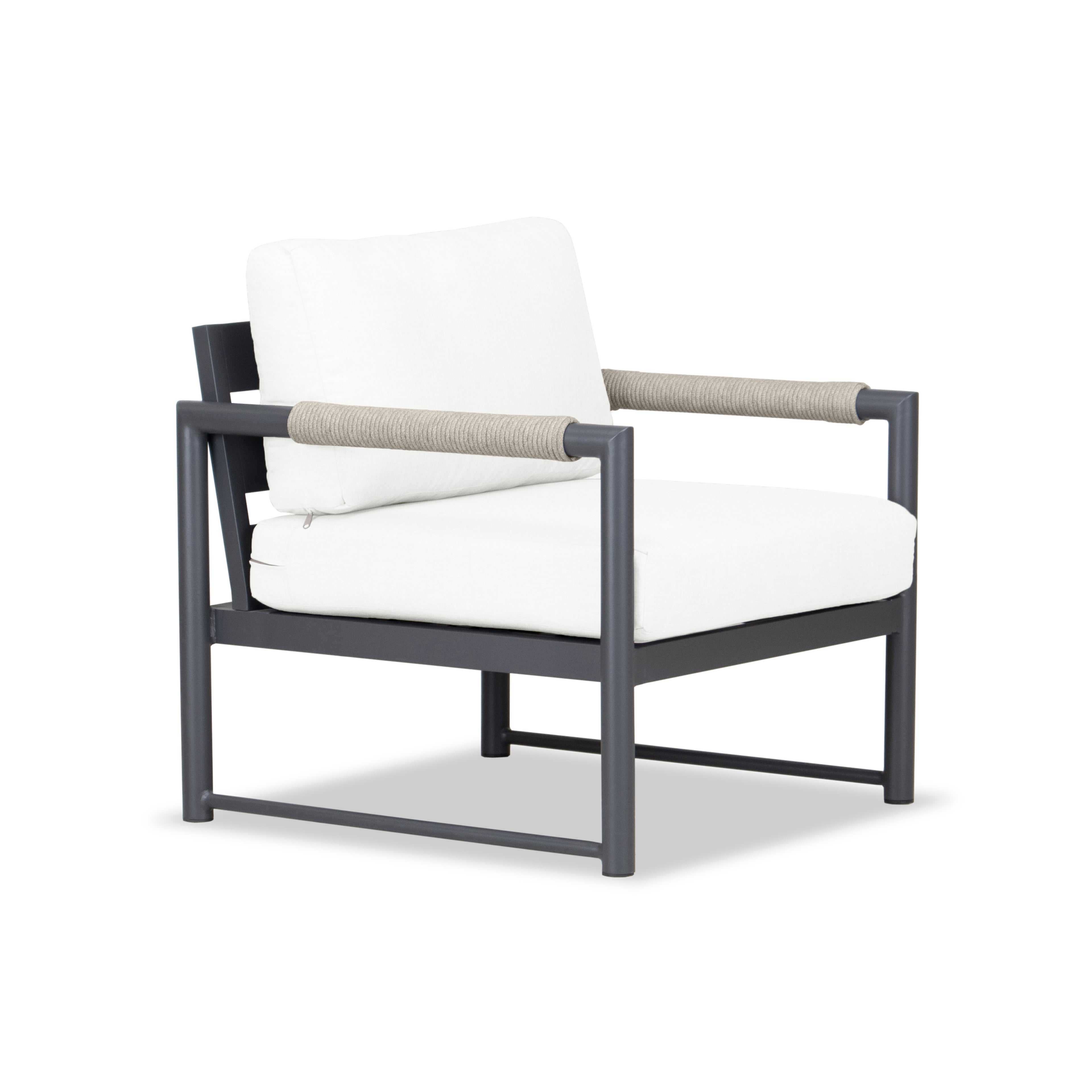 Alto Club Chair - Slate - Canvas Natural