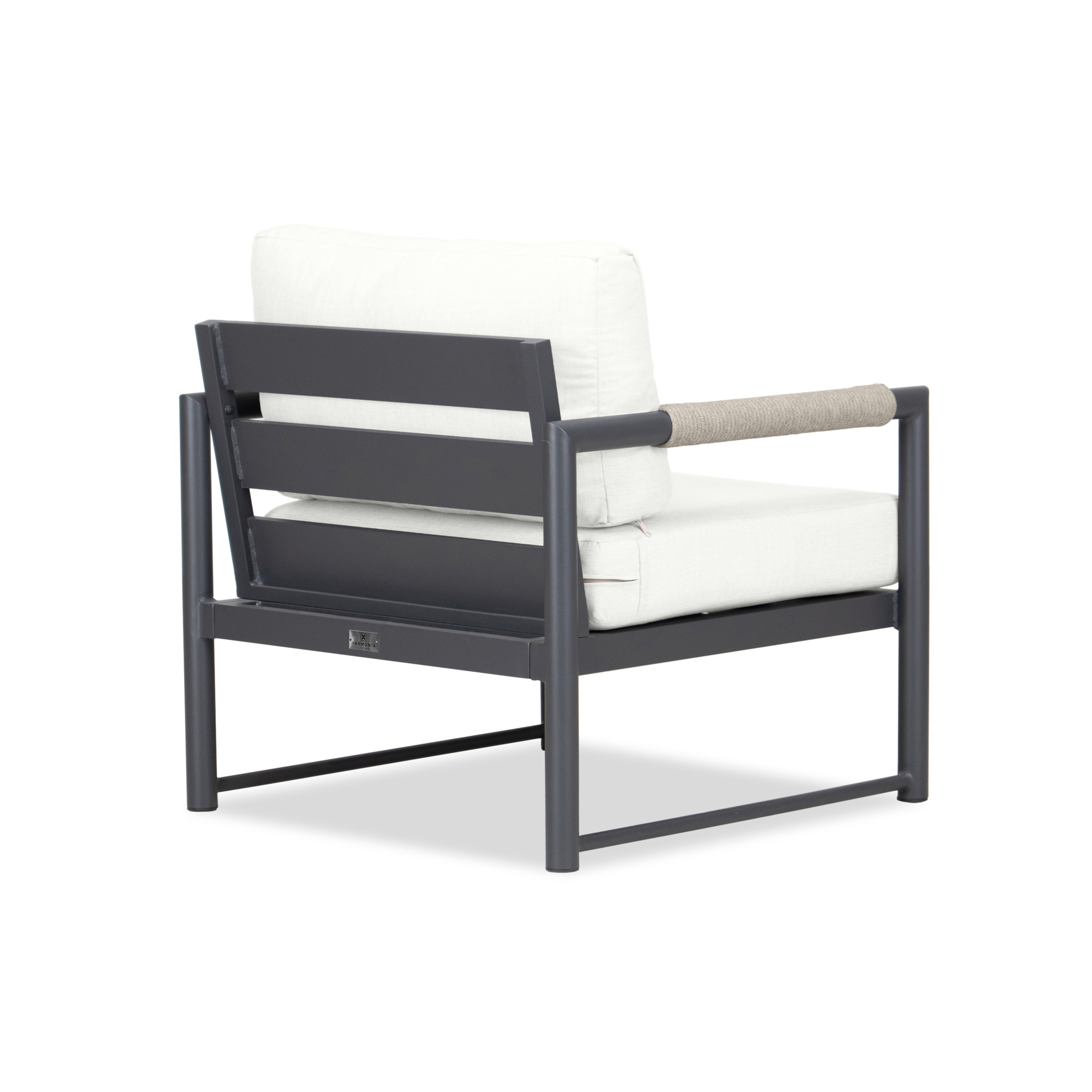 Alto Club Chair - Slate - Canvas Natural