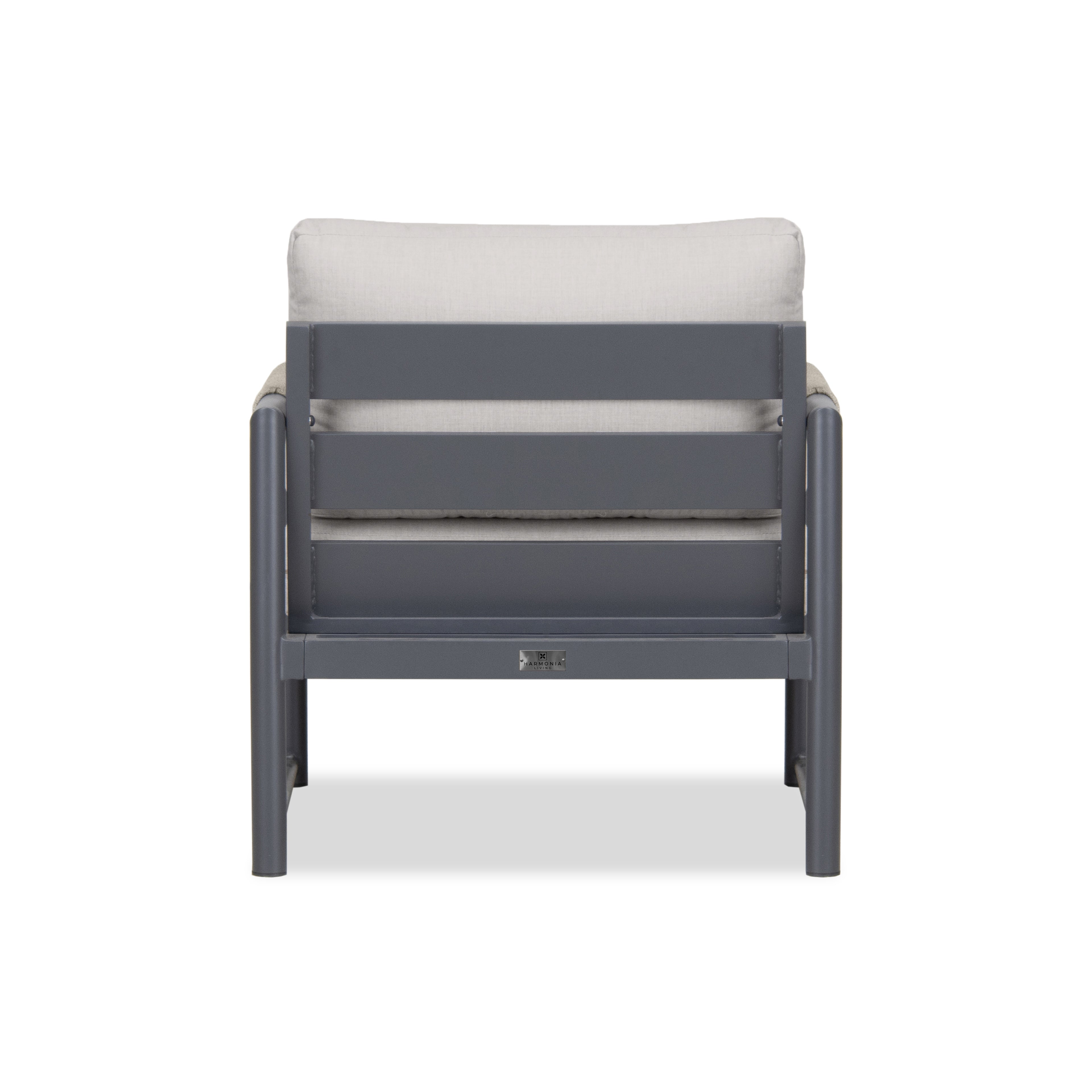 Alto Club Chair - Slate - Cast Silver