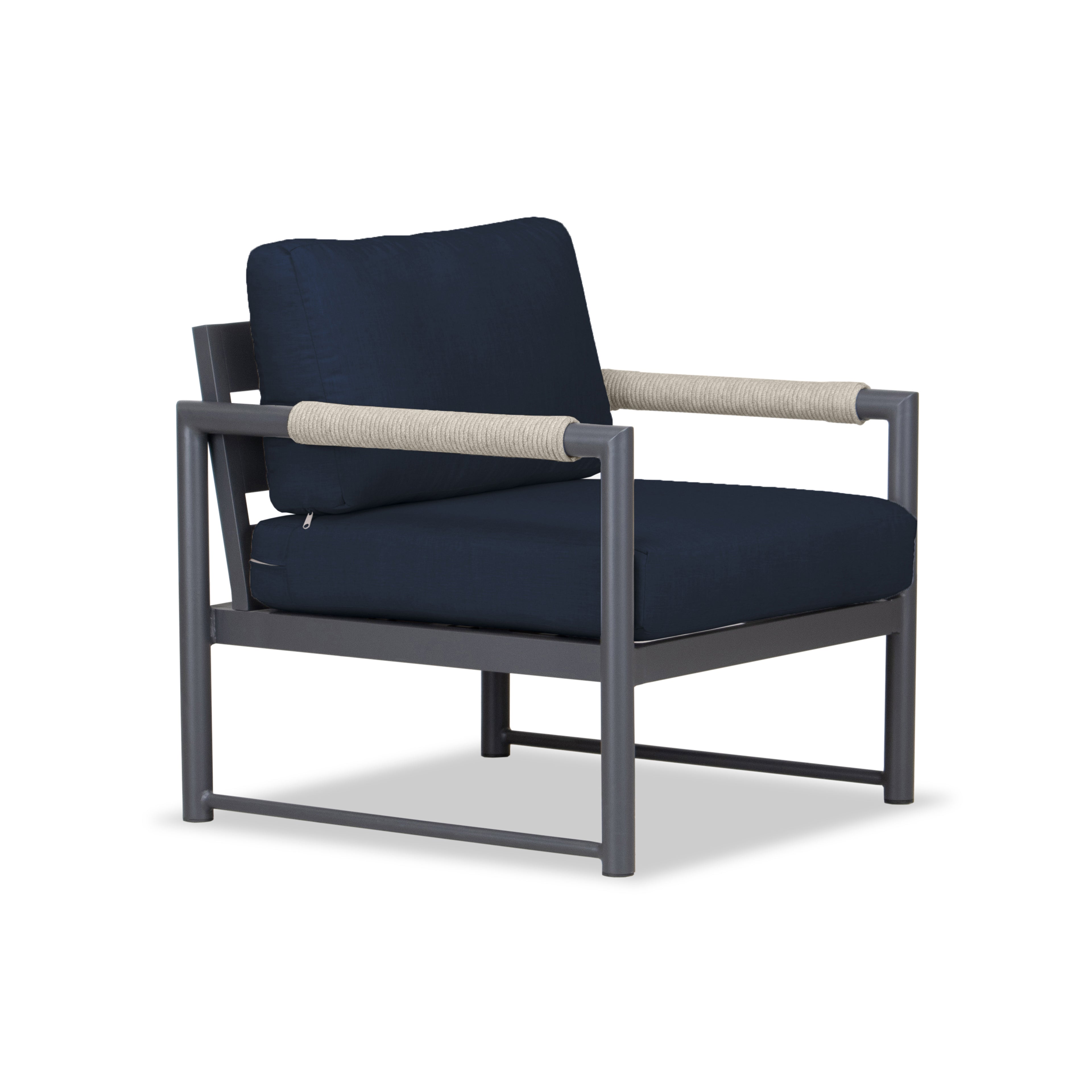 Alto Club Chair - Slate - Spectrum Indigo