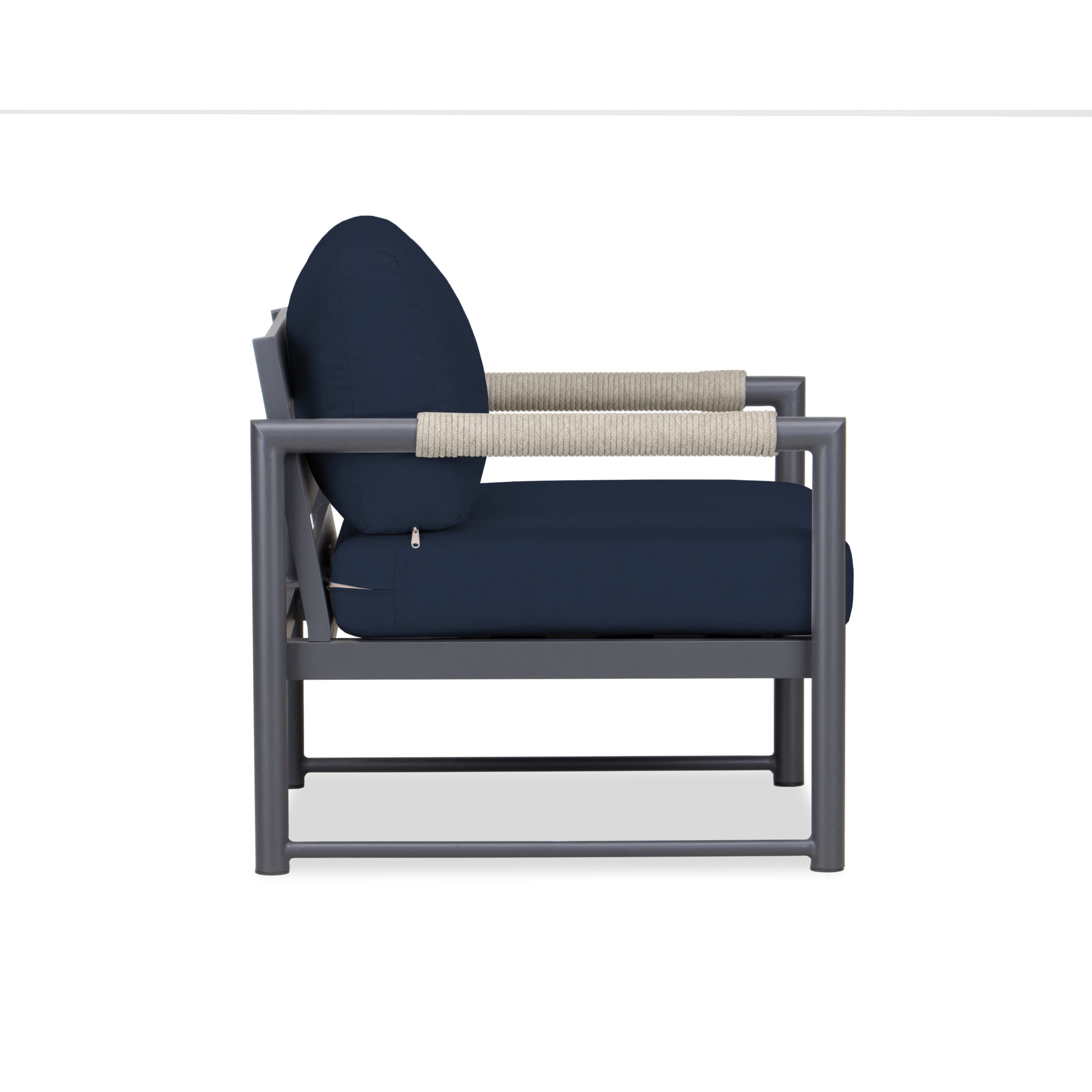 Alto Club Chair - Slate - Spectrum Indigo