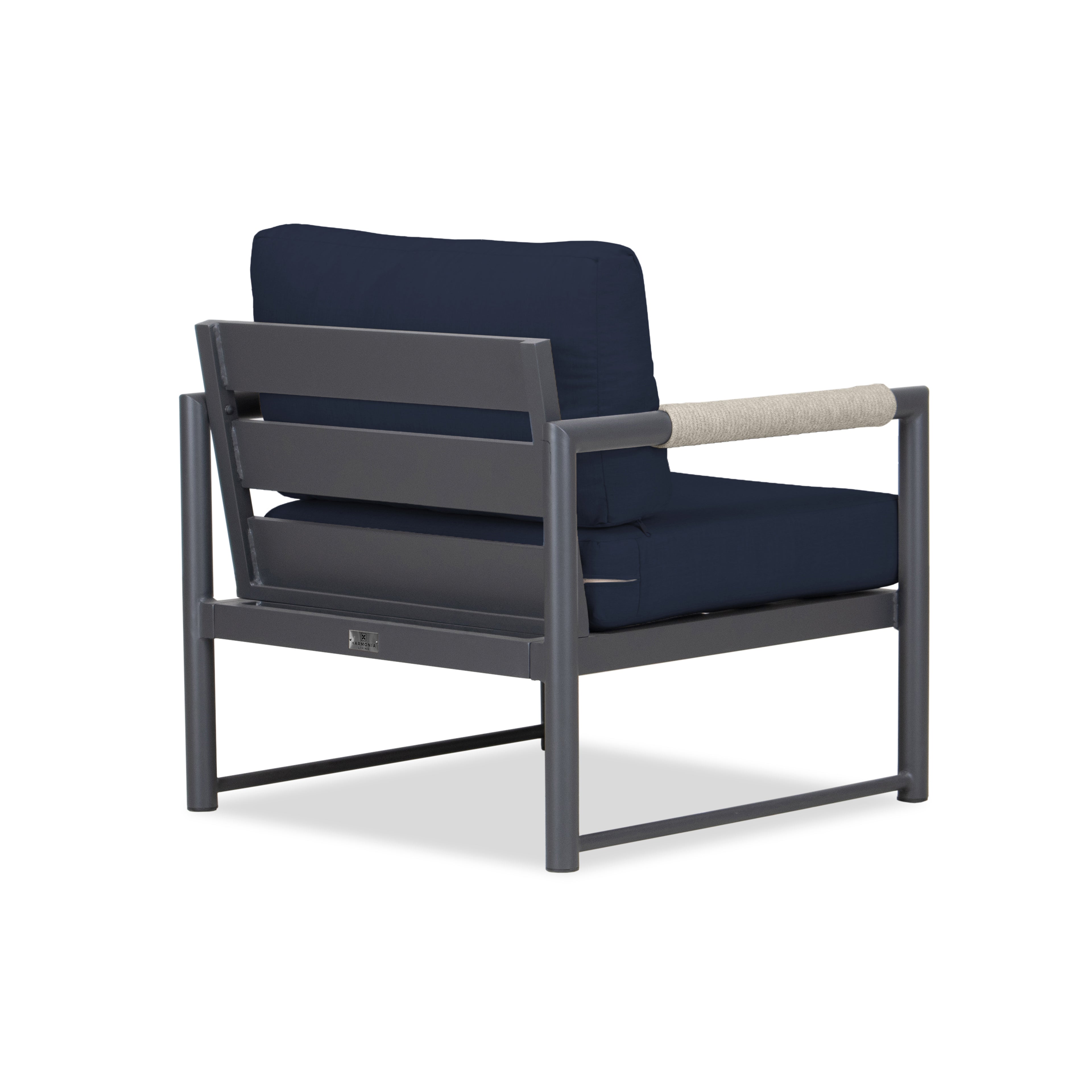 Alto Club Chair - Slate - Spectrum Indigo