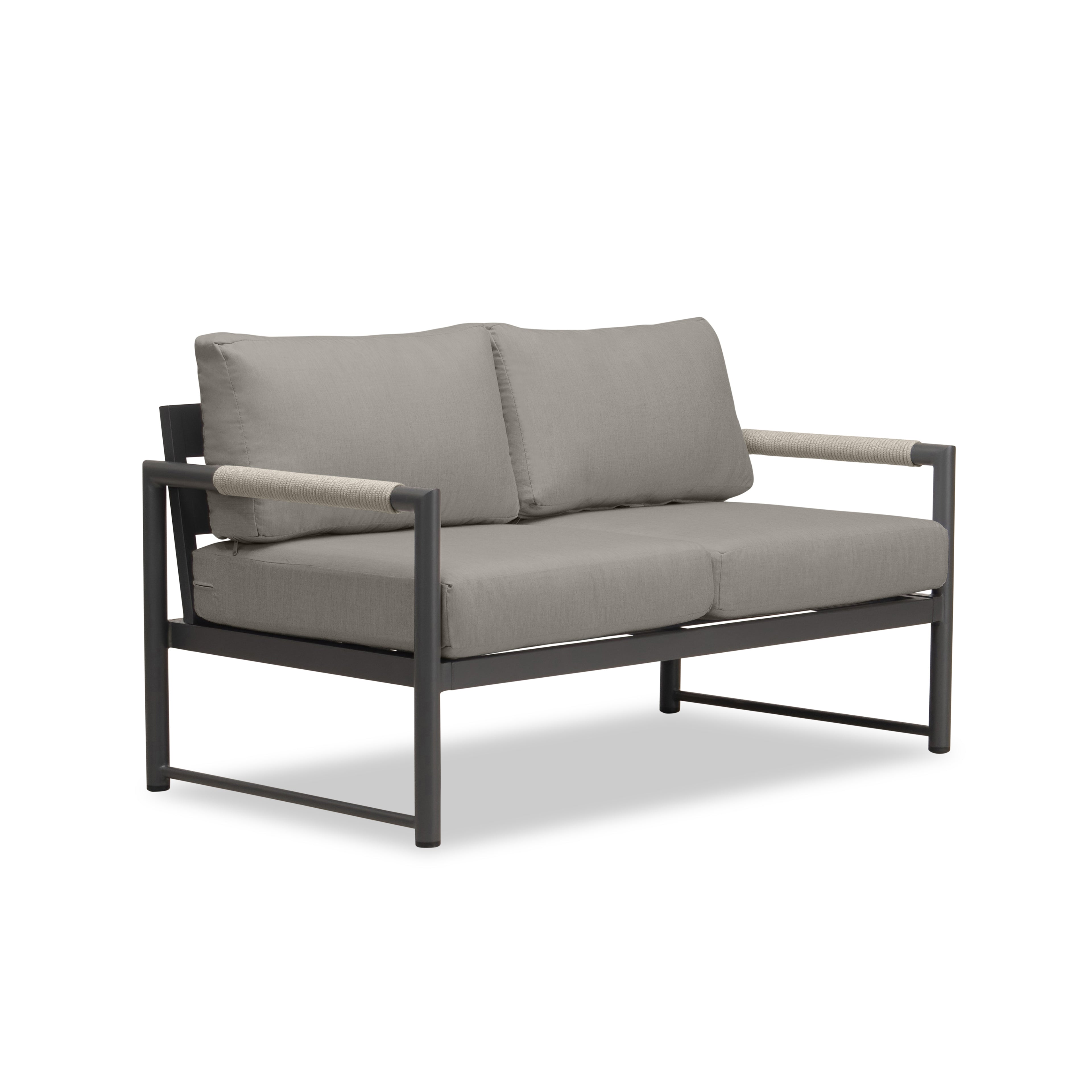 Alto Loveseat - Slate - Canvas Charcoal