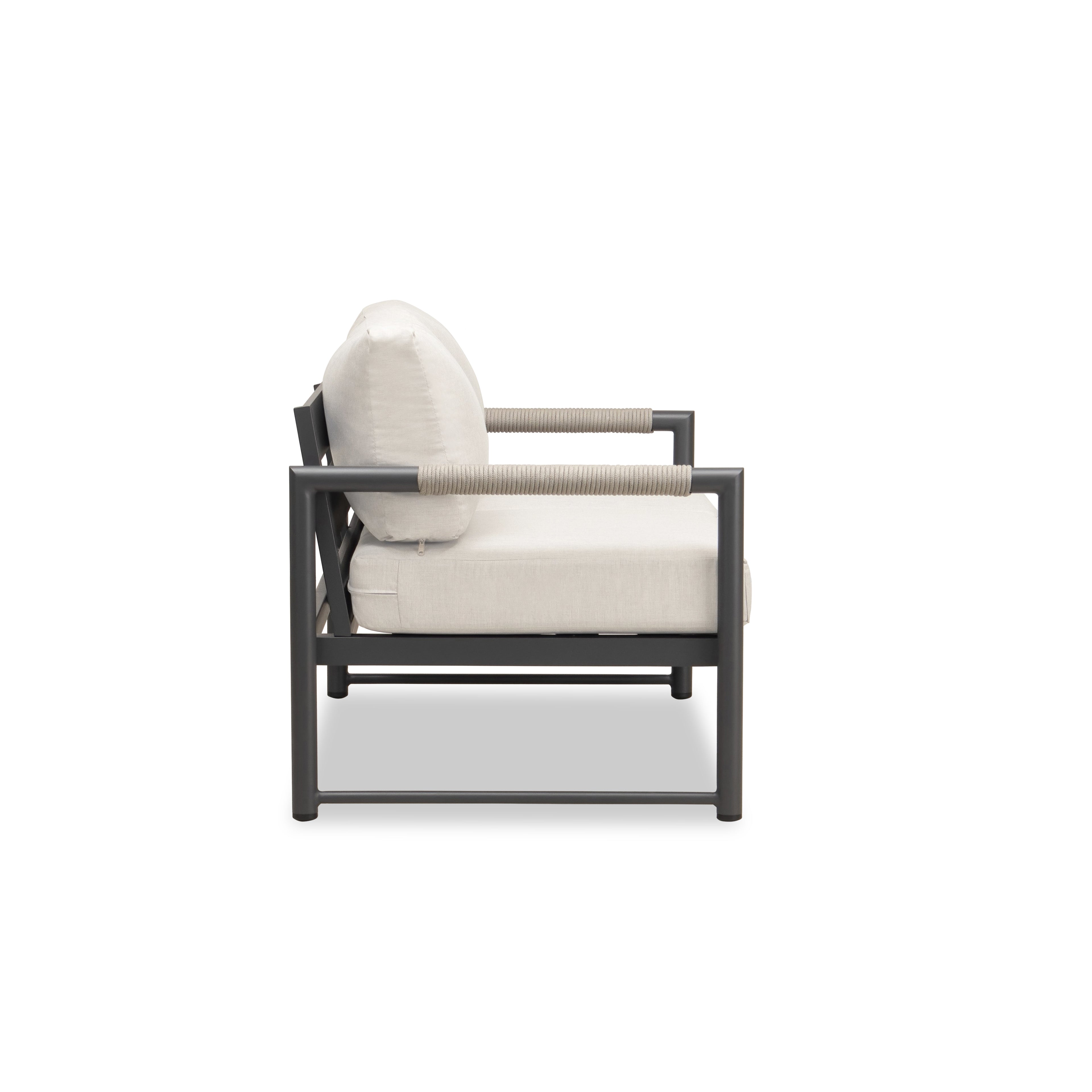 Alto Loveseat - Slate - Cast Silver