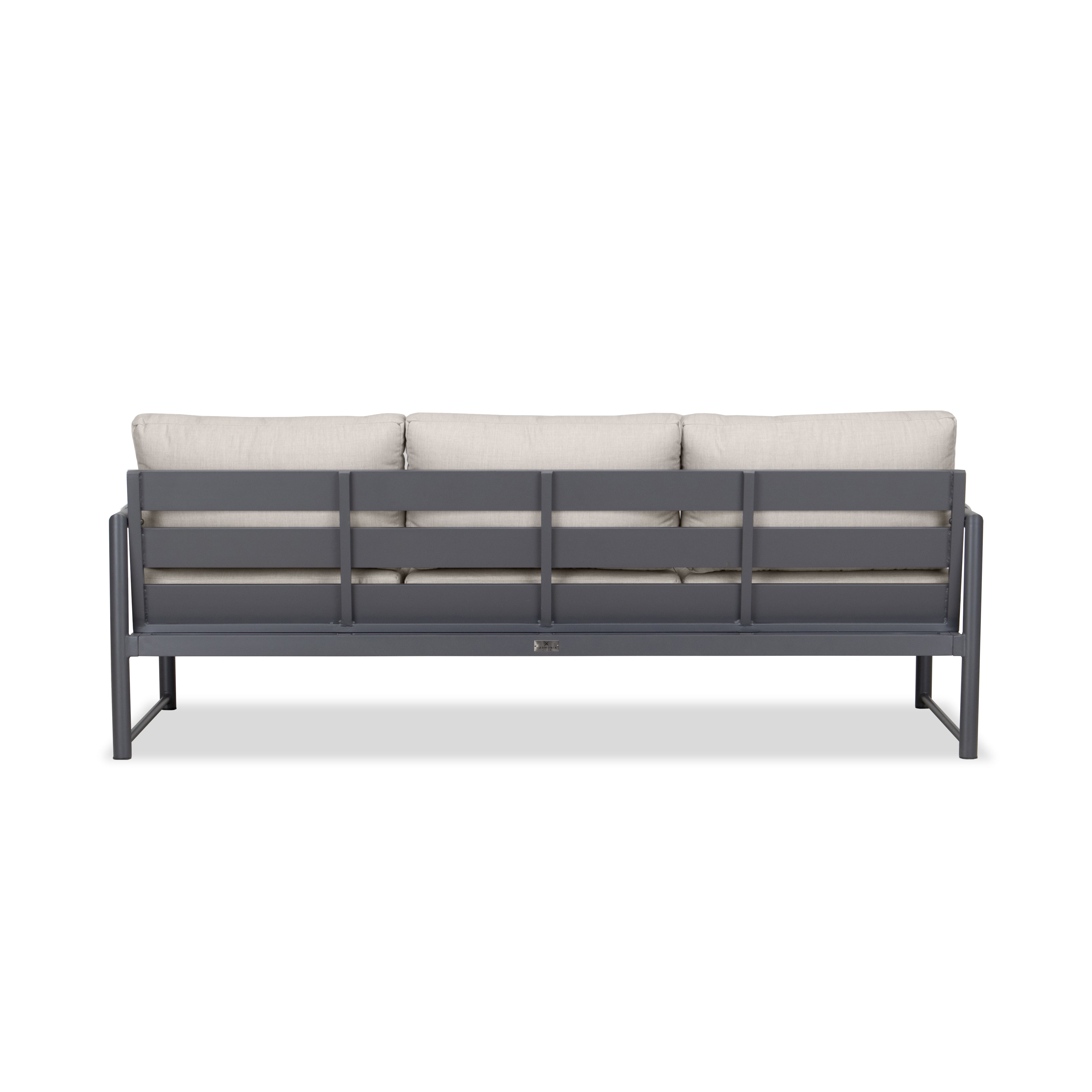 Alto Sofa - Slate - Cast Silver