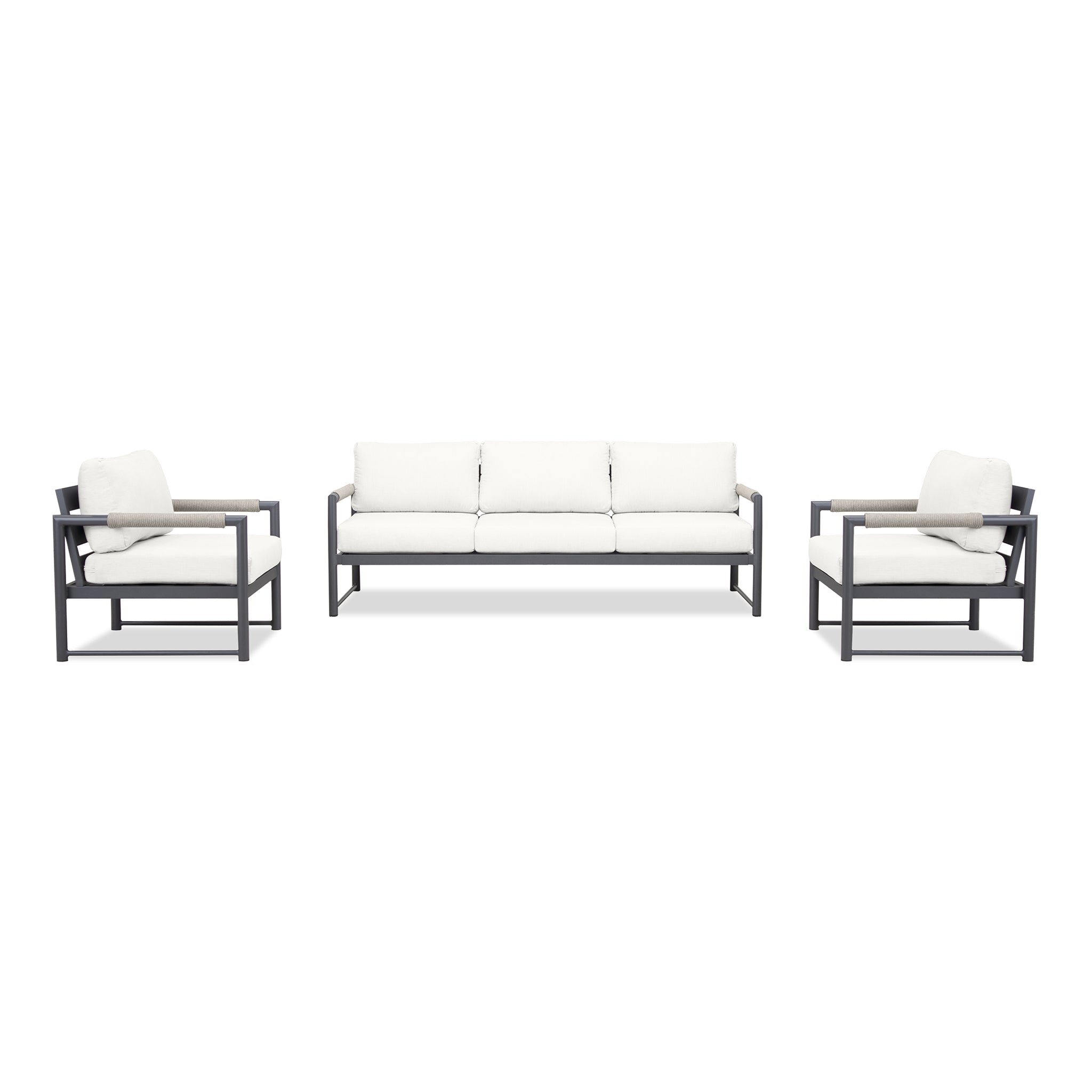 variant:Two Club Chairs / Slate/Pebble Gray / Canvas Natural