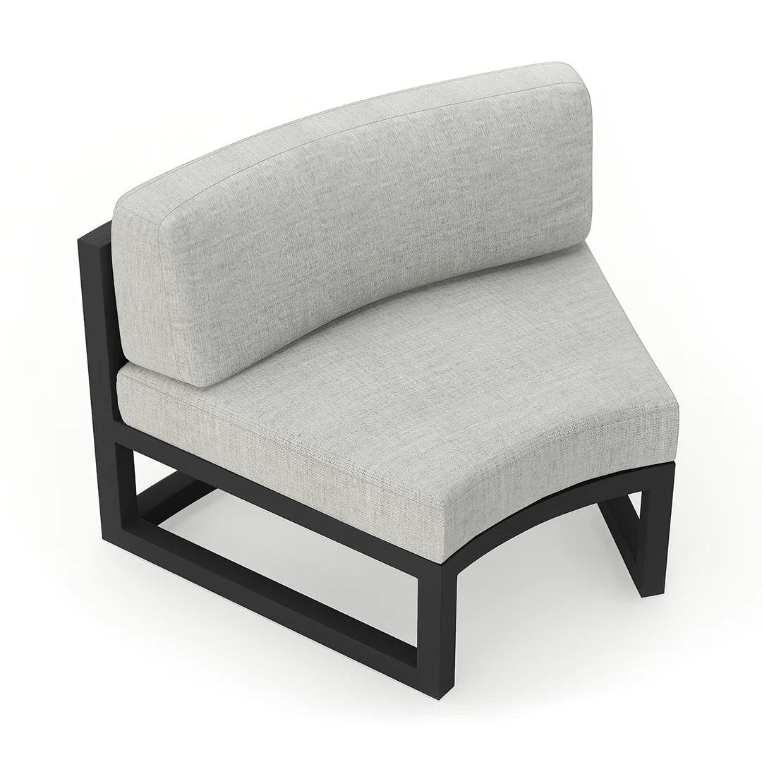 Avion Aluminum Curve Seat (Set of 2)