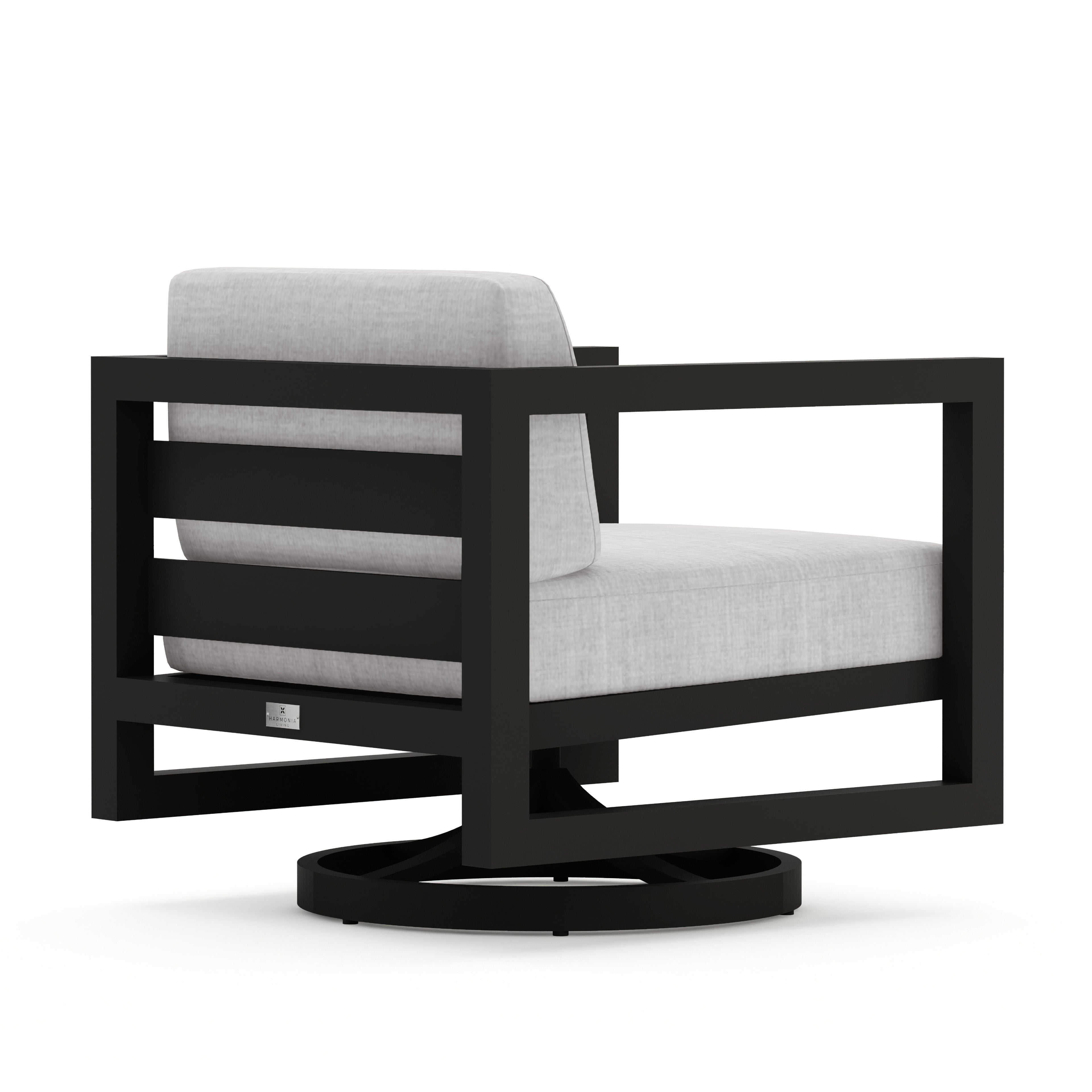 Avion Swivel Rocker - Black - Cast Silver
