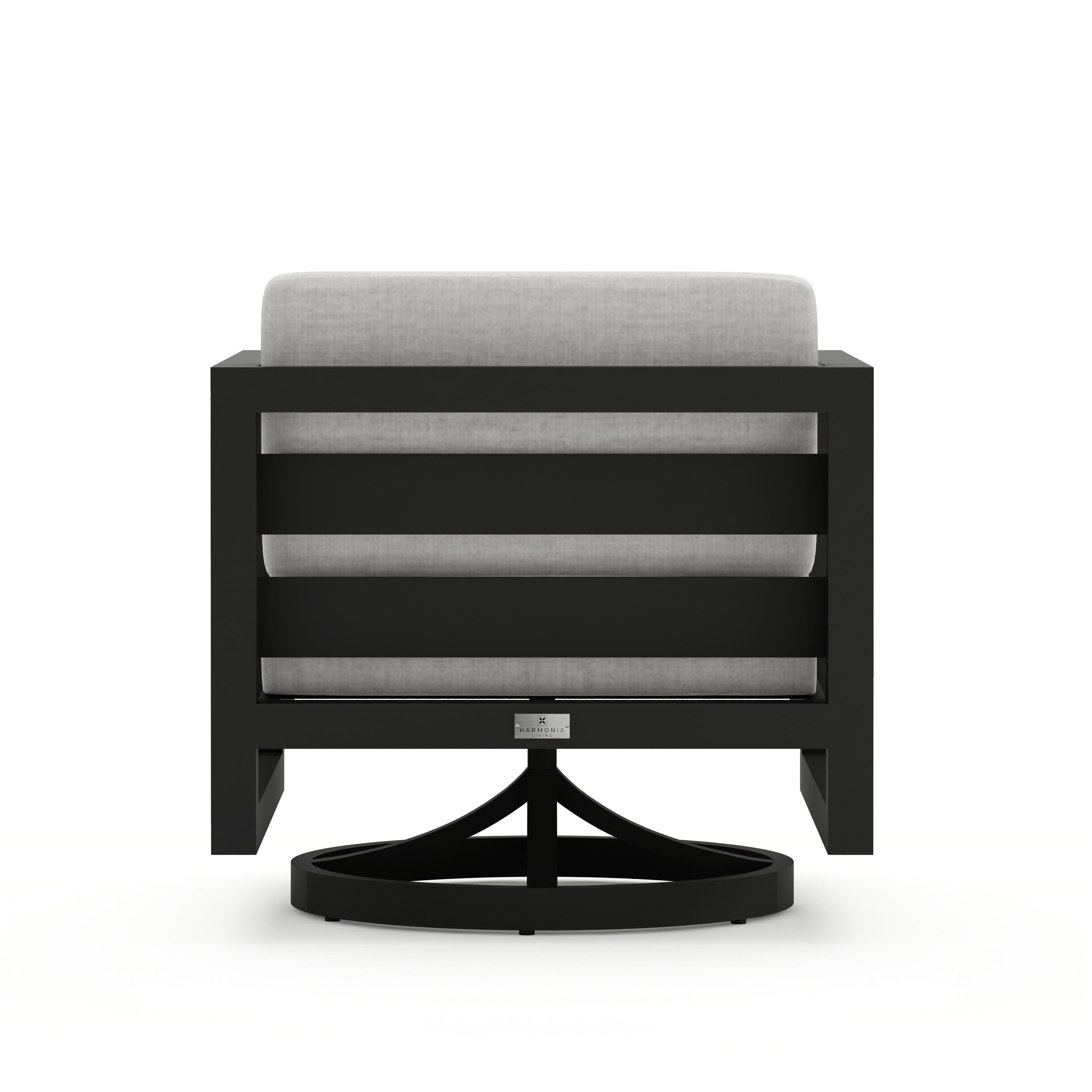Avion Swivel Rocker - Black - Cast Silver