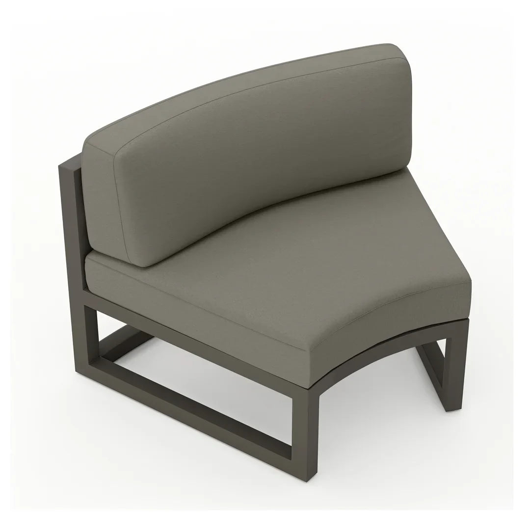 Avion Aluminum Curve Seat (Set of 2)